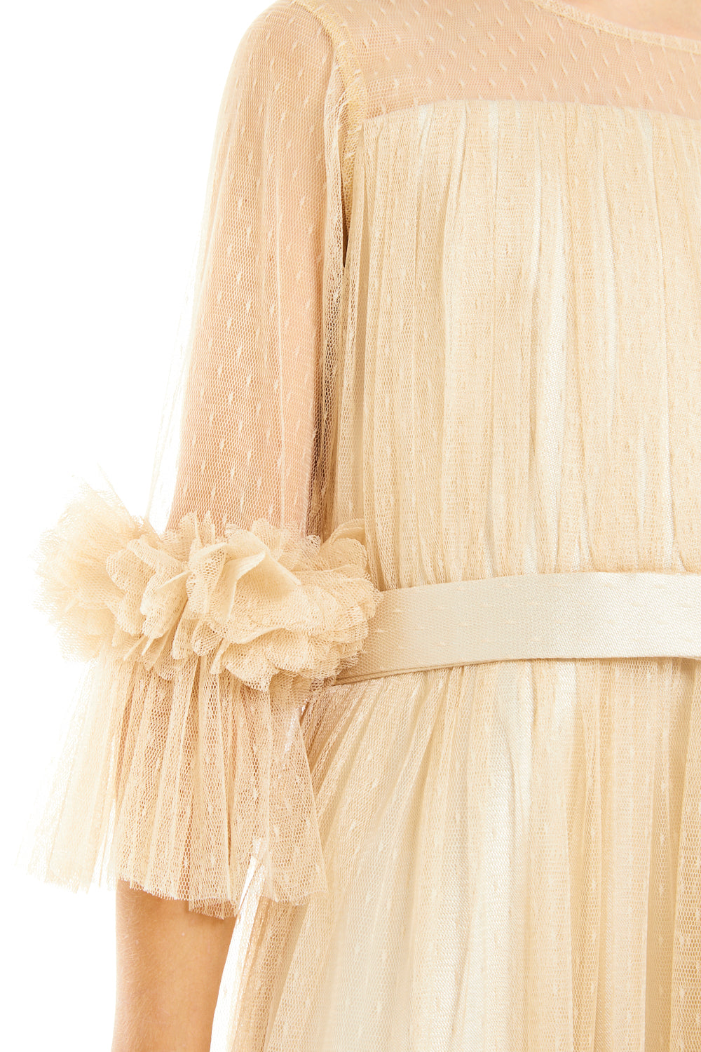 Blossom Cuff Tulle Dress