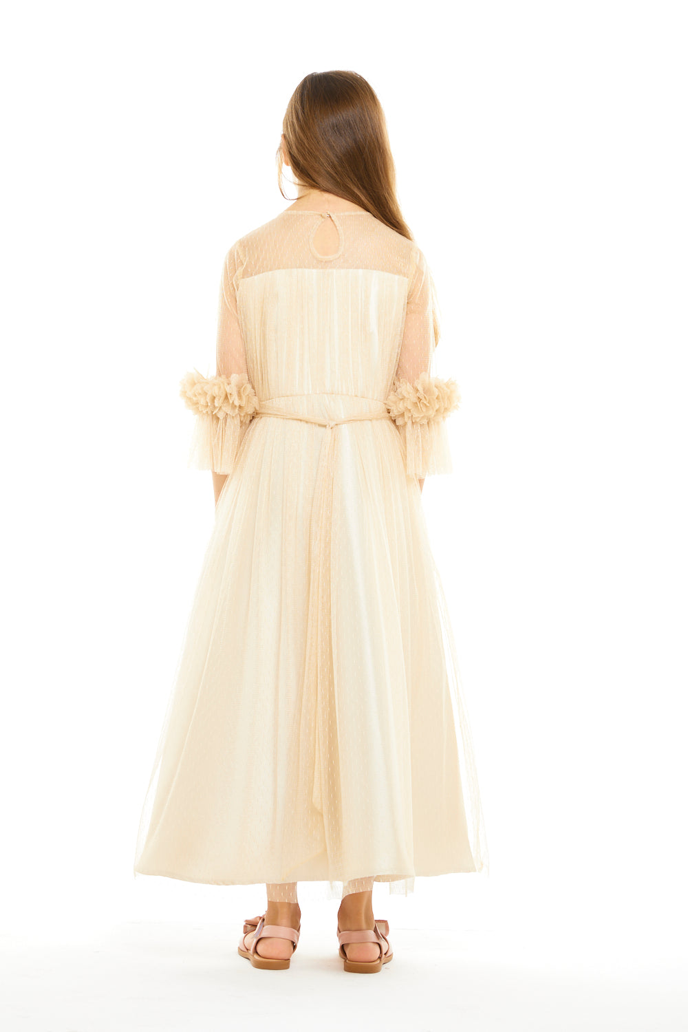 Blossom Cuff Tulle Dress