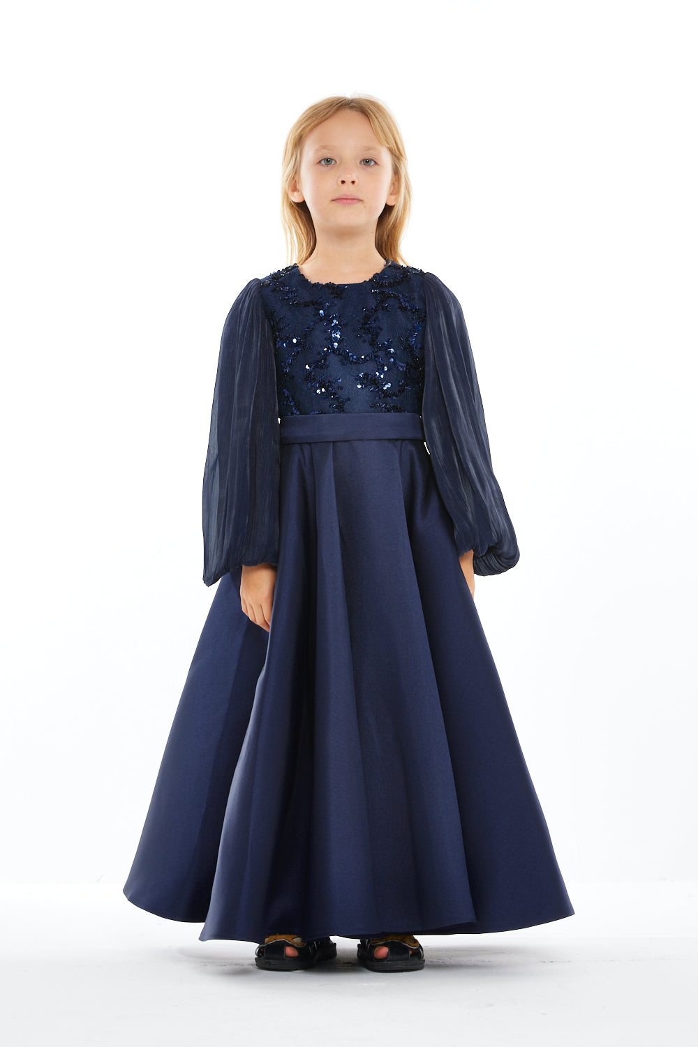 Midnight Bloom Ball Gown