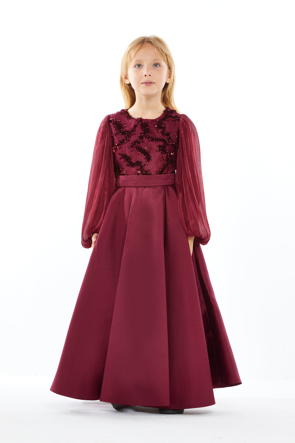 Midnight Bloom Ball Gown