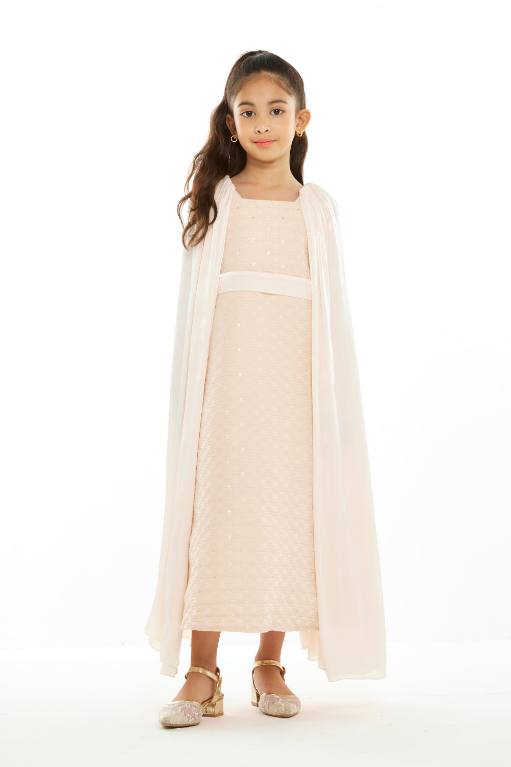 Starlight Cape Occasion Gown
