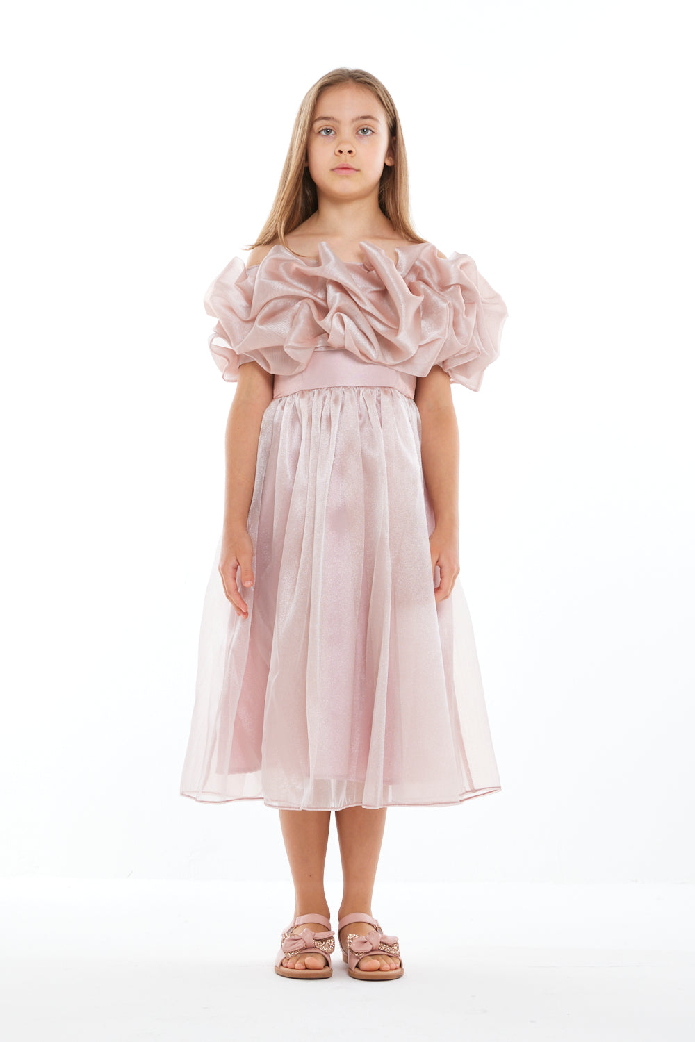 Rosette Cloud Occasion Dress