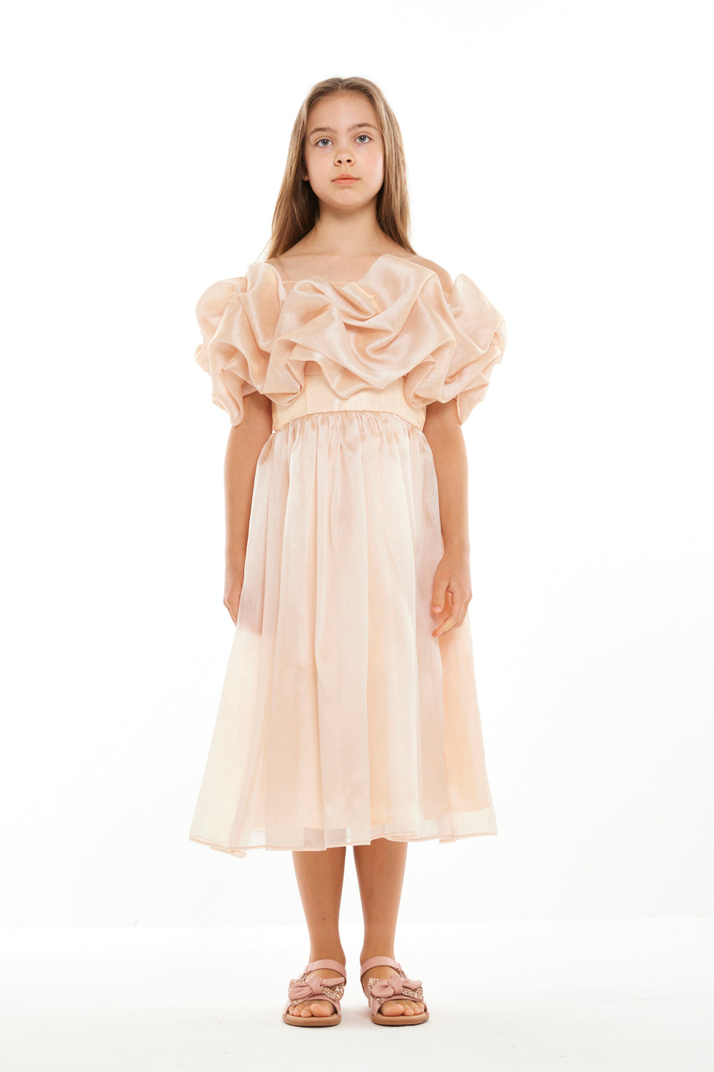 Rosette Cloud Occasion Dress