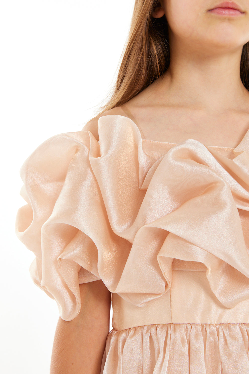 Rosette Cloud Occasion Dress