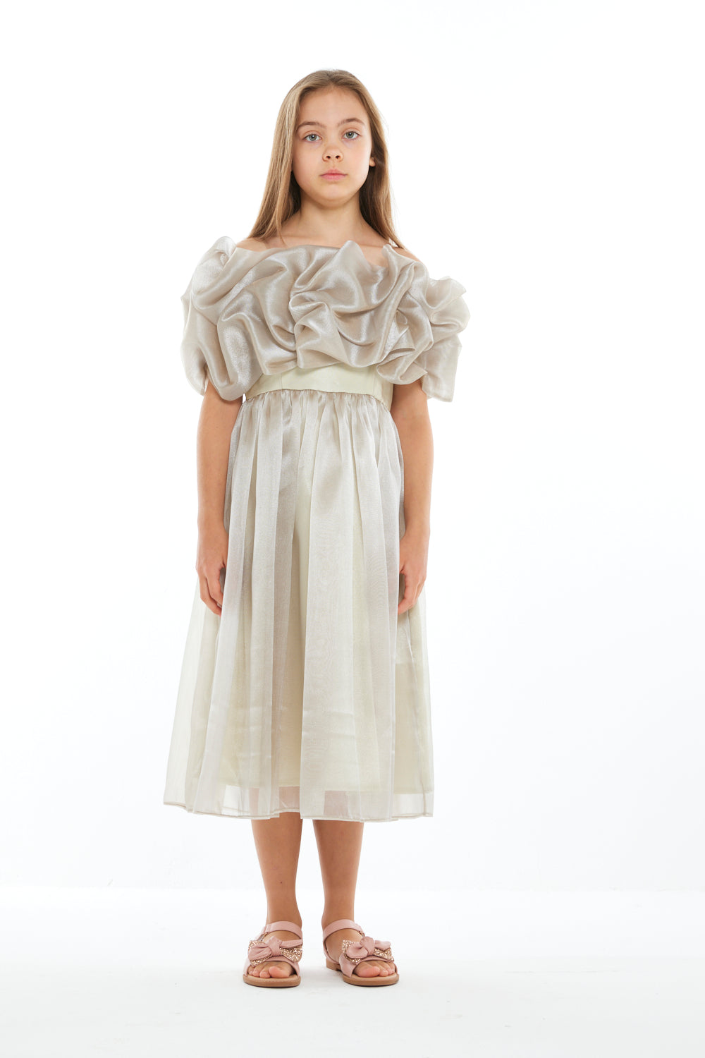 Rosette Cloud Occasion Dress