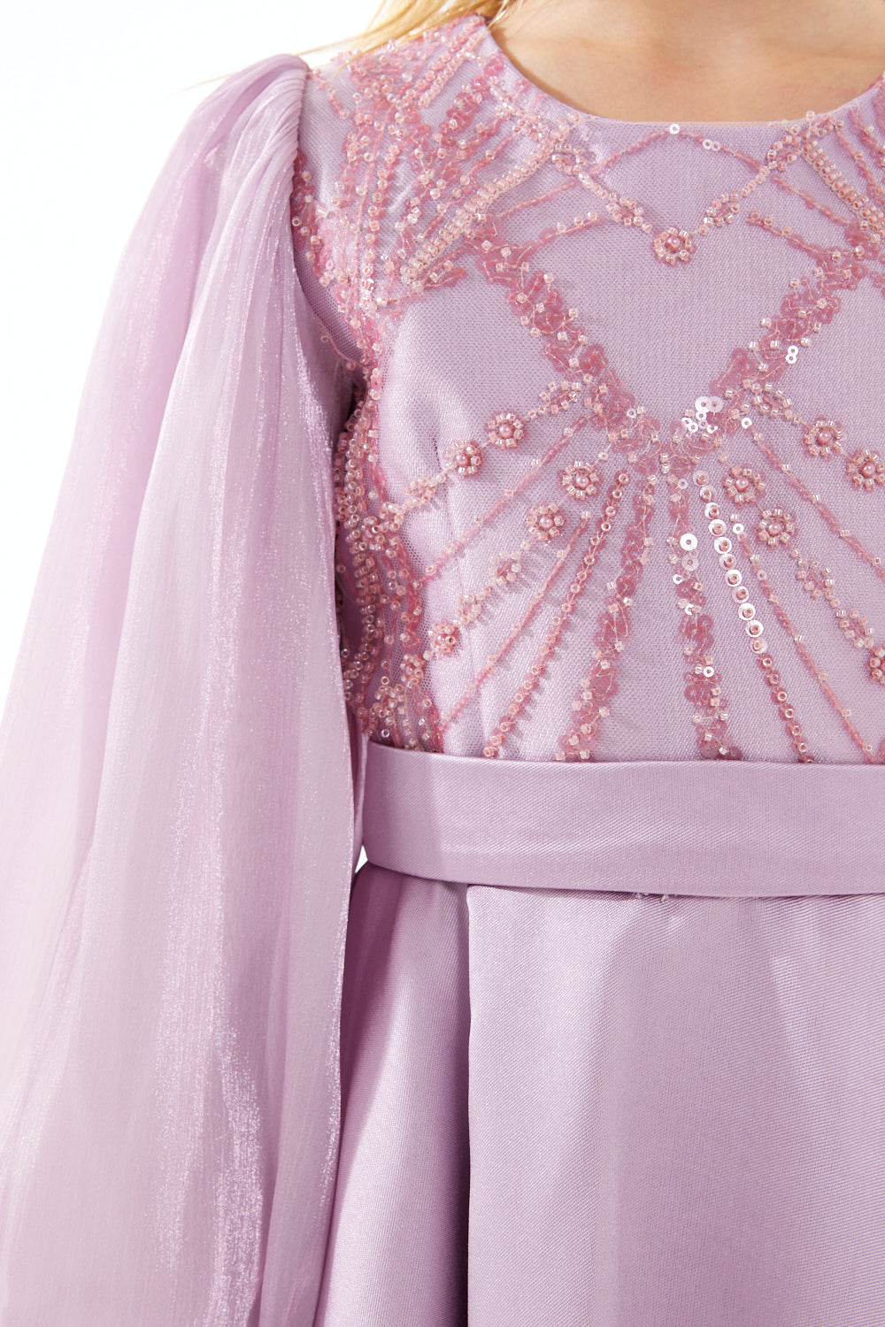 Rosette Cloud Occasion Dress