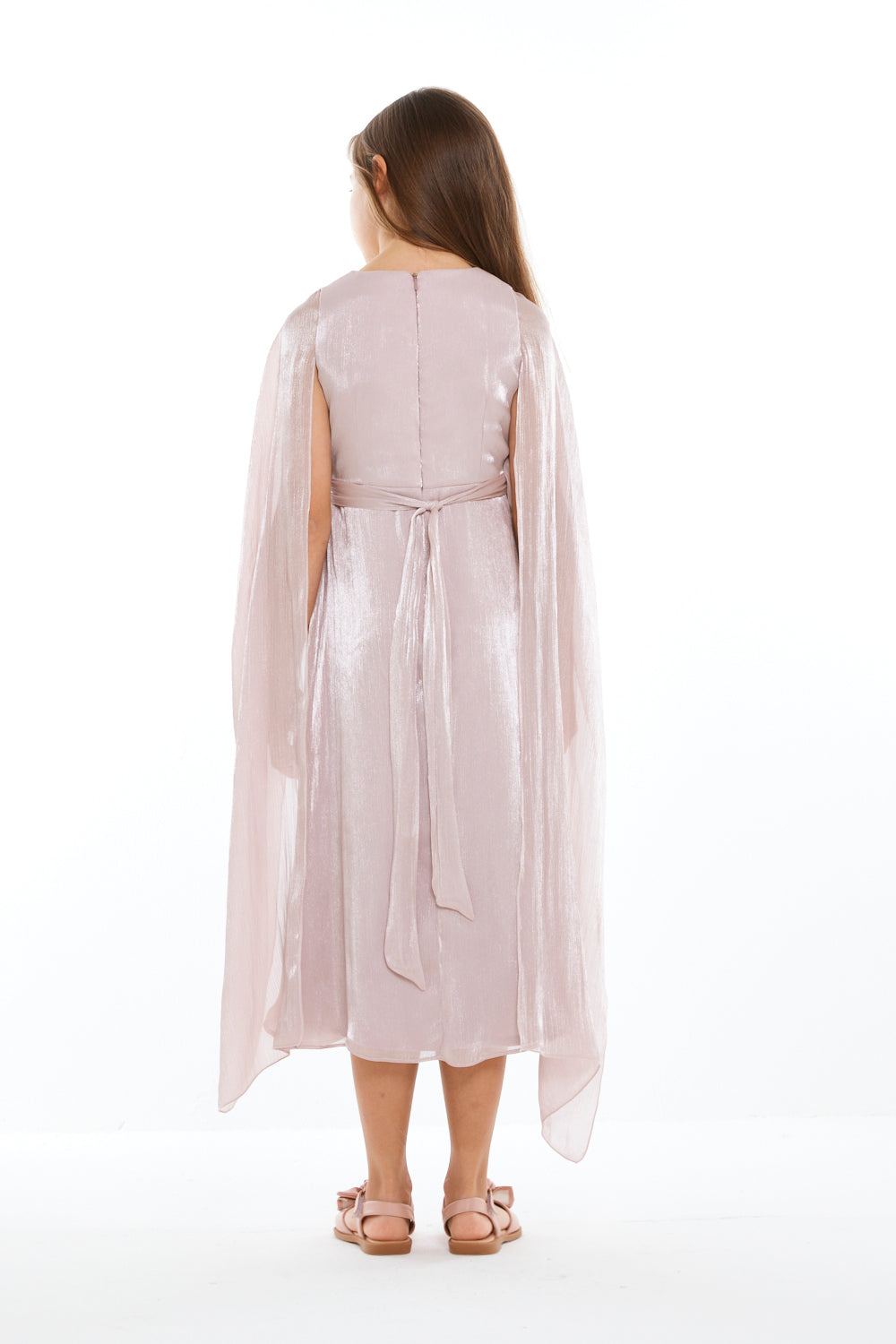 Ethereal Drape Cape Dress