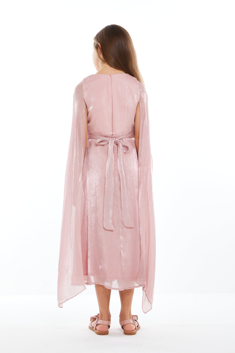 Ethereal Drape Cape Dress
