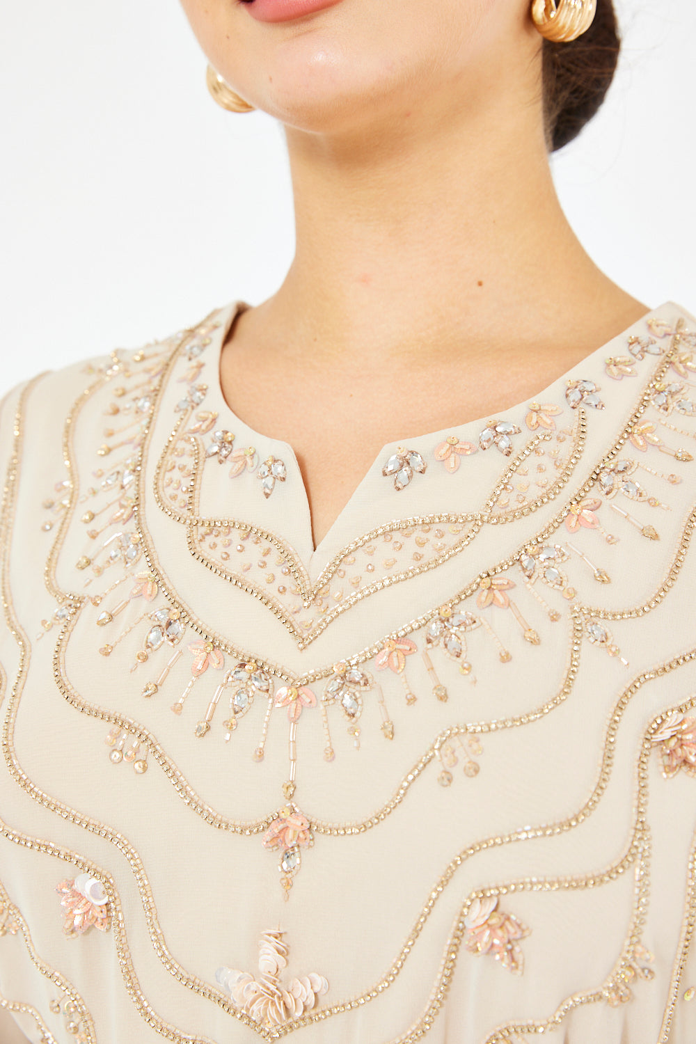 Imperial Embellished Bodice A-Line Gown