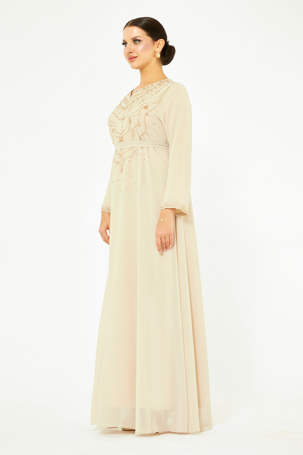 Imperial Embellished Bodice A-Line Gown