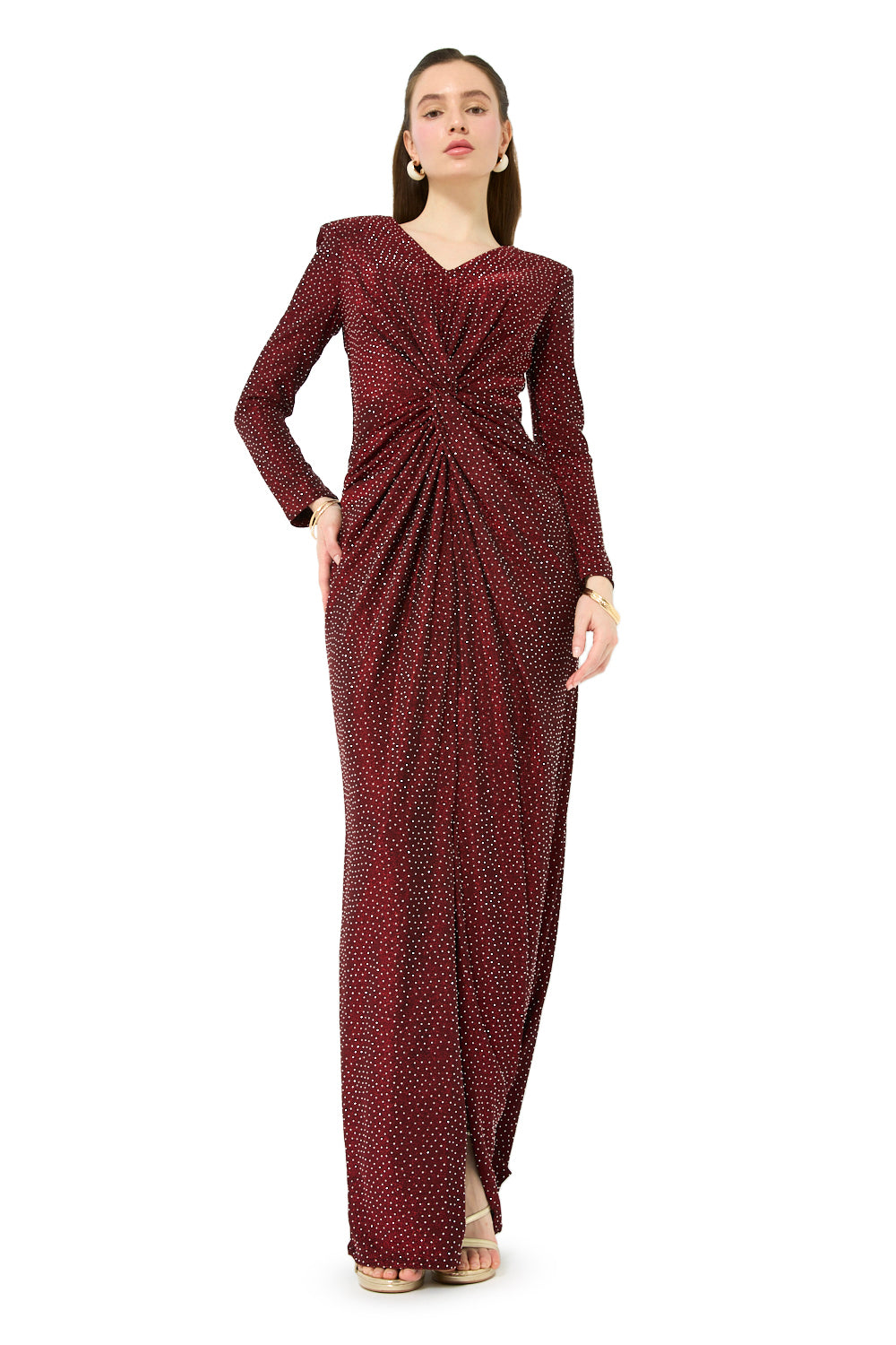 Starlight Knot Maxi Dress