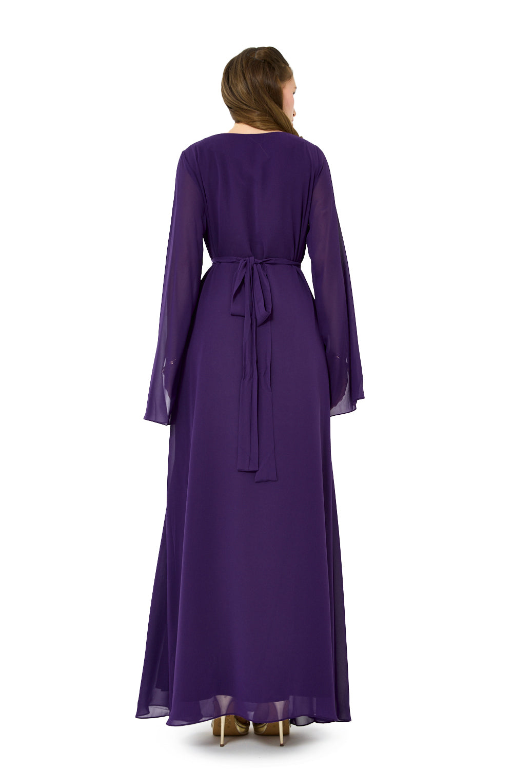Split Sleeve Belted Kaftan