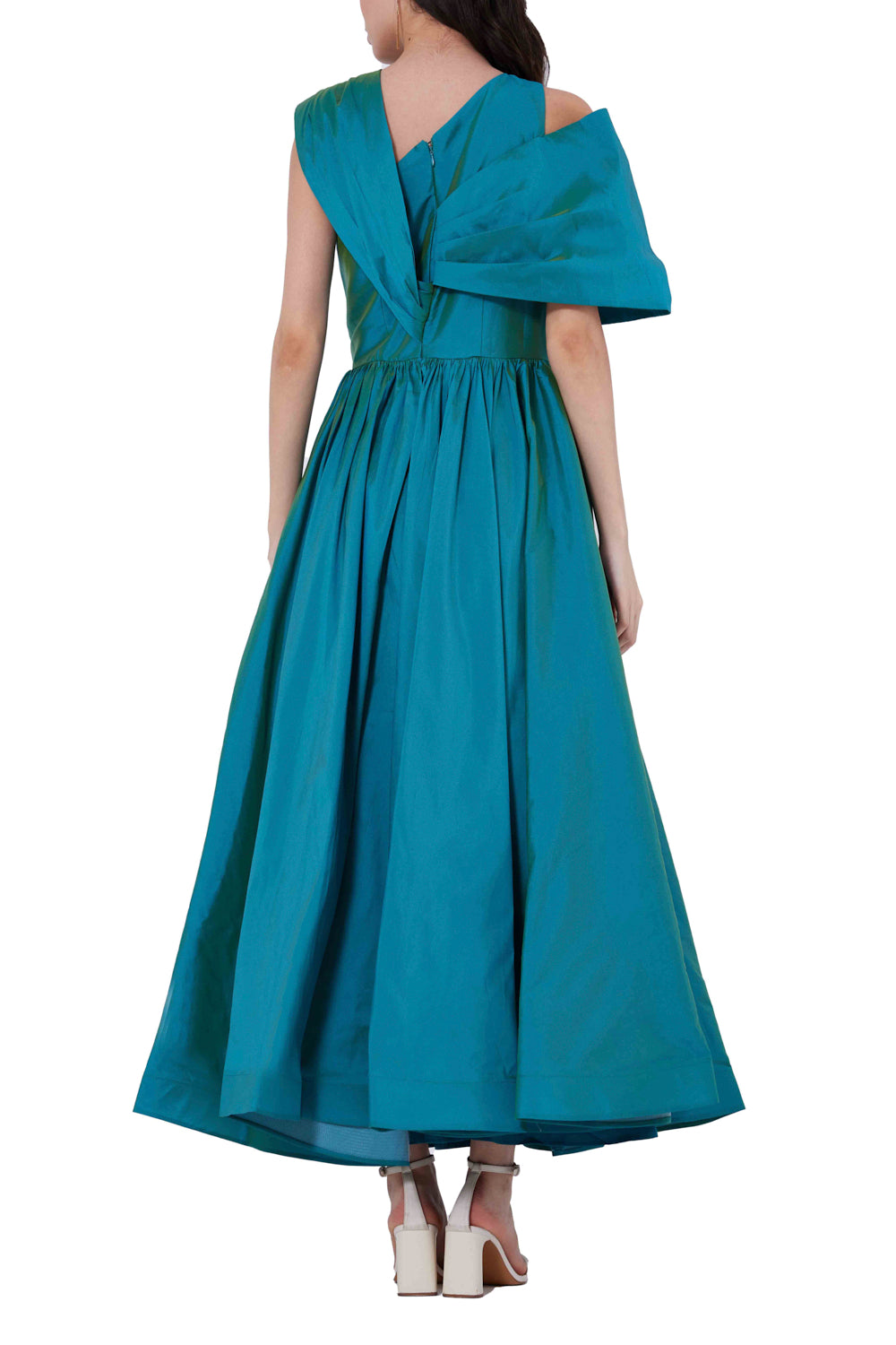 Oversized Bow Evening Gown