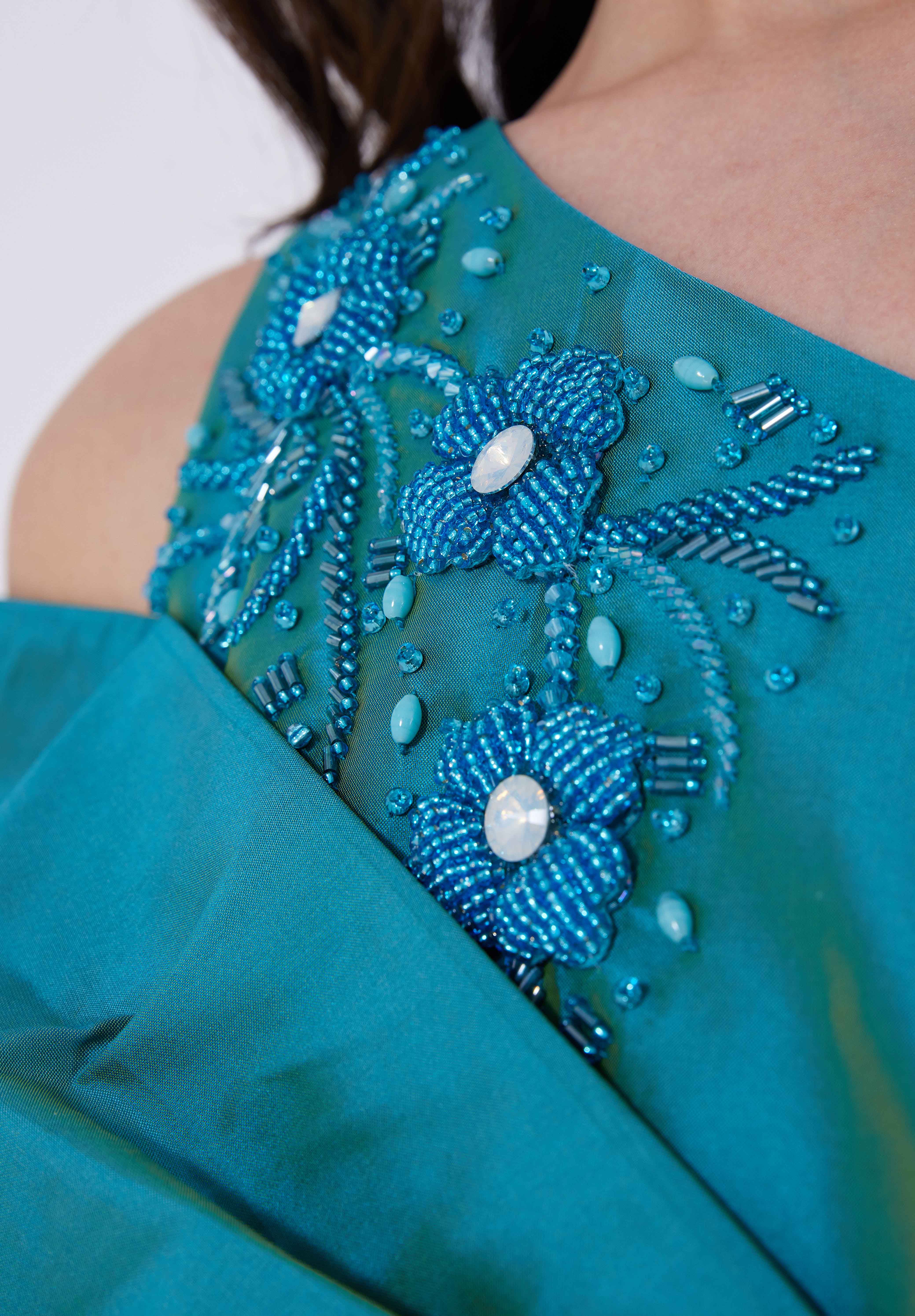 Oversized Bow Evening Gown