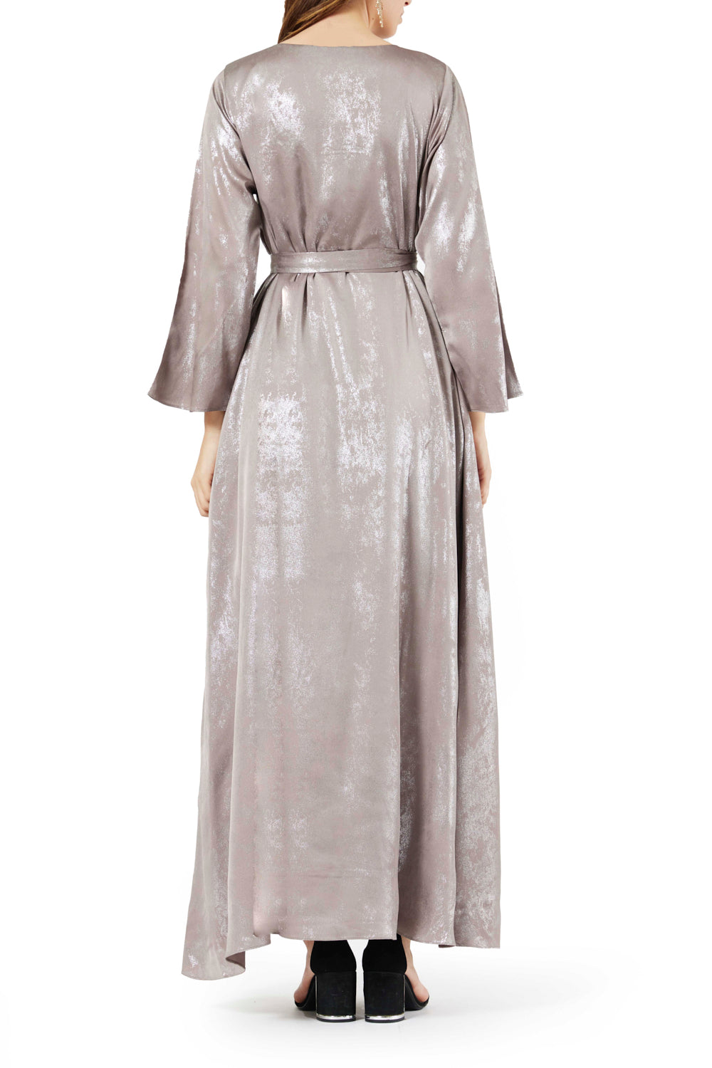 Shimmer Embellished Flowy Dress