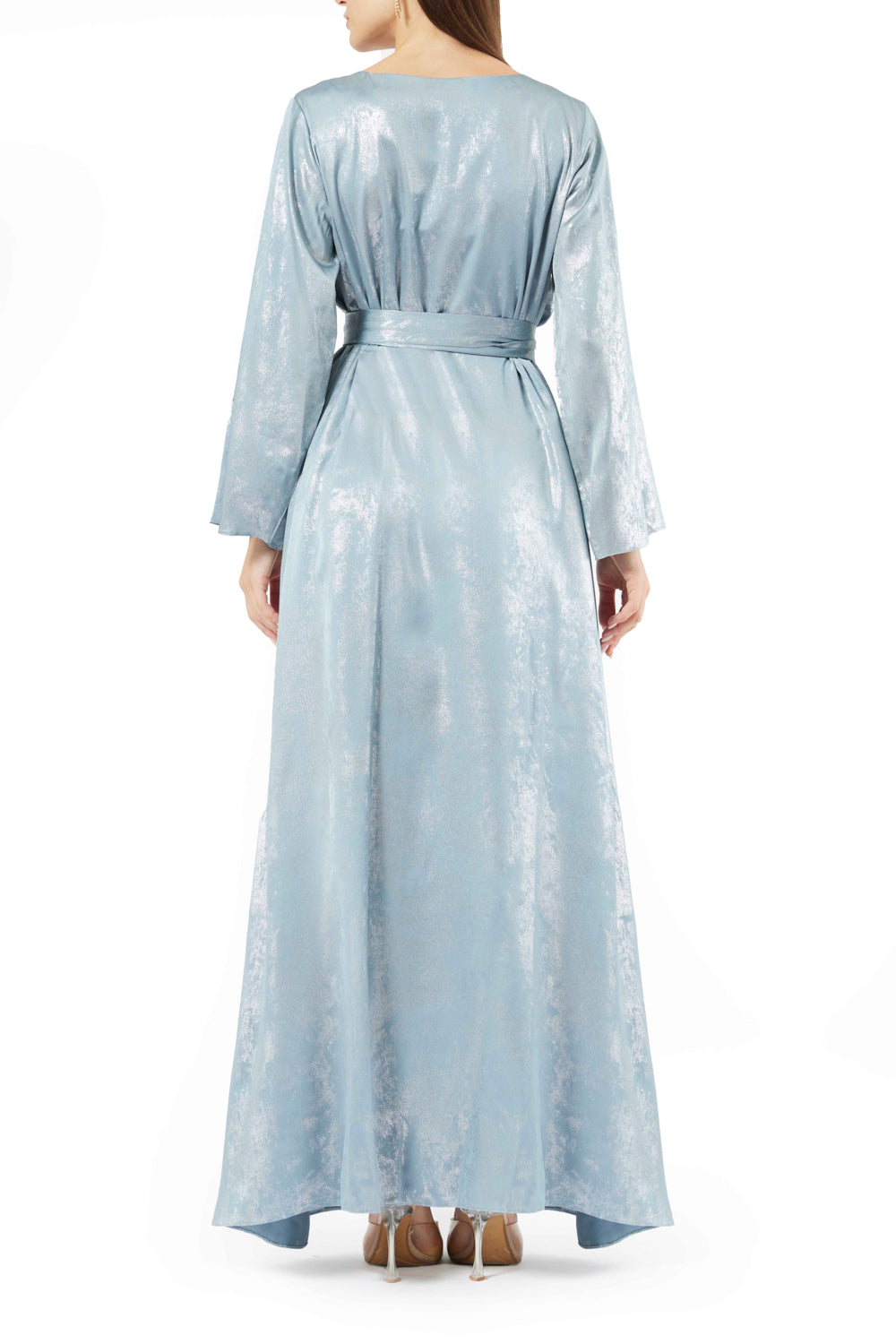 Shimmer Embellished Flowy Dress