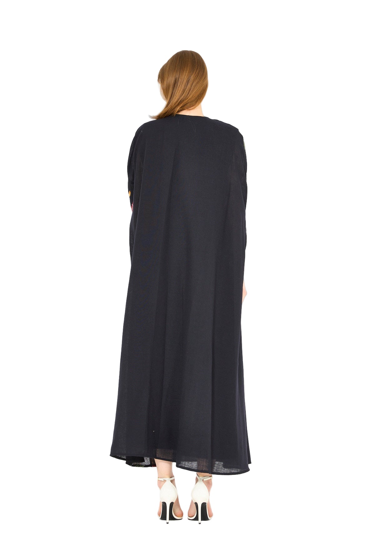 Abstract Sequin Embellished Kaftan