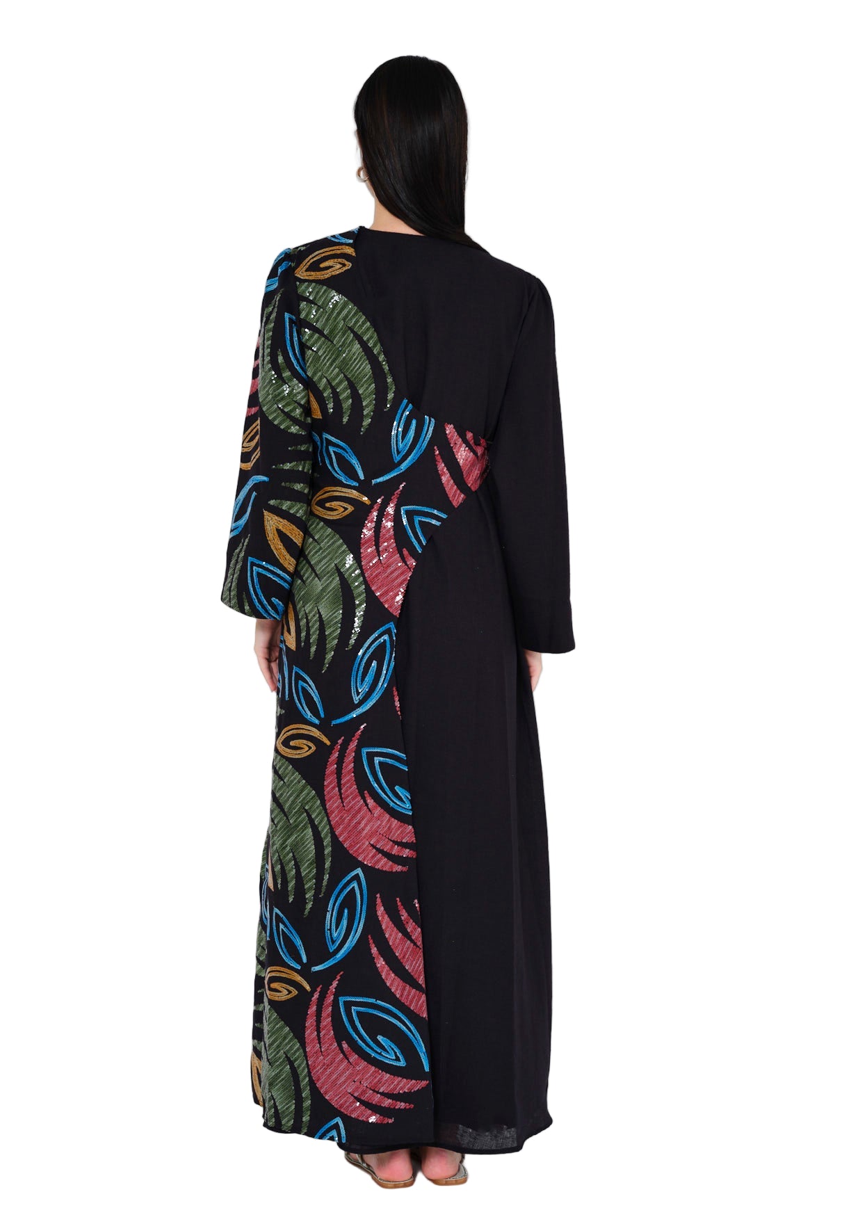 Modern Elegance Embroidered Jalabiya