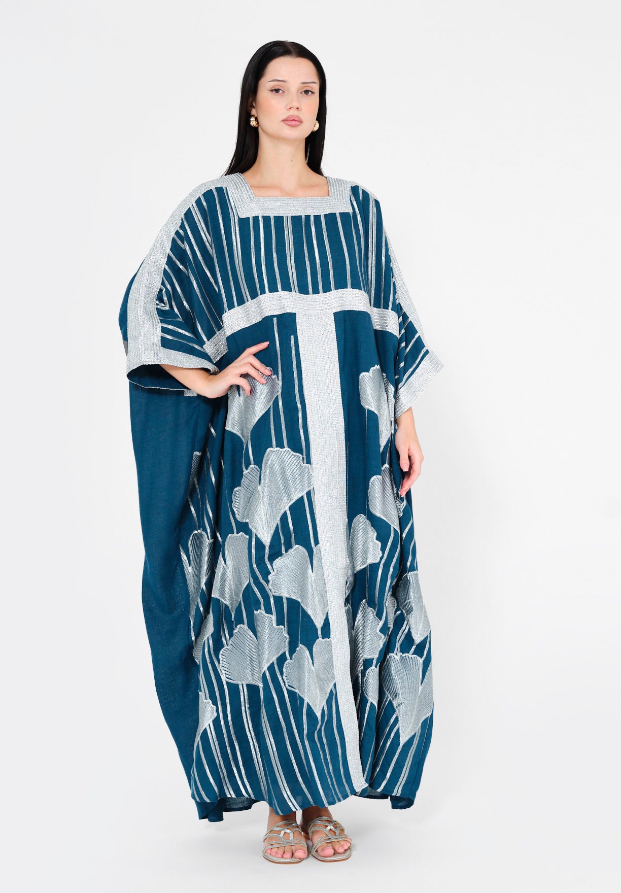 Celestia Luxe Embroidered Jalabiya