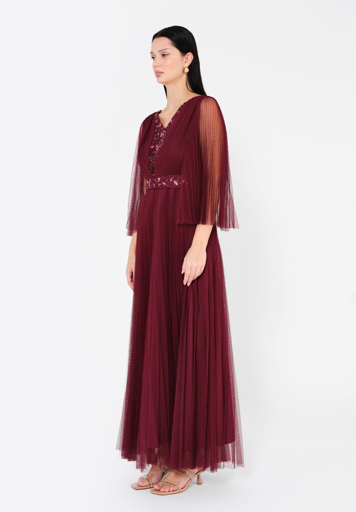Regal Glamour Maxi Dress
