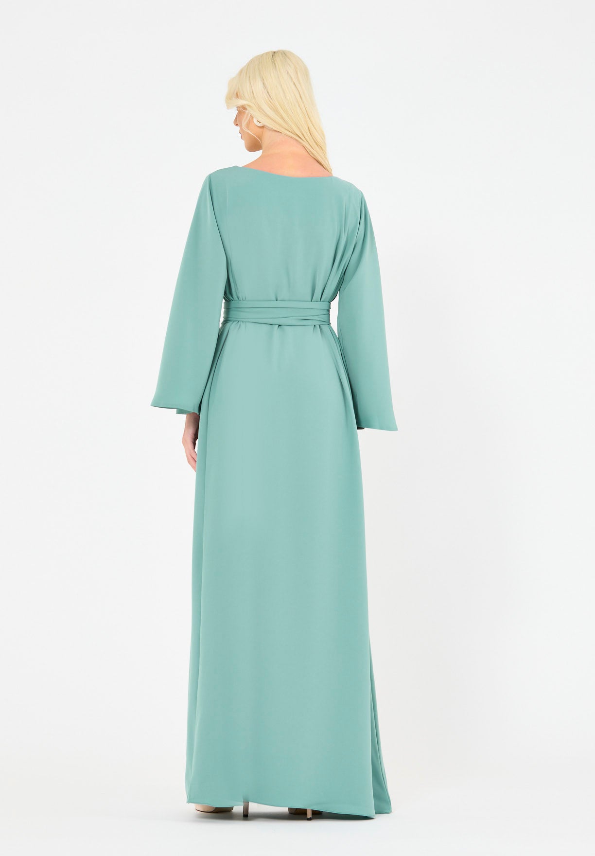 Glimmering Stone & Beads Embellished Gown