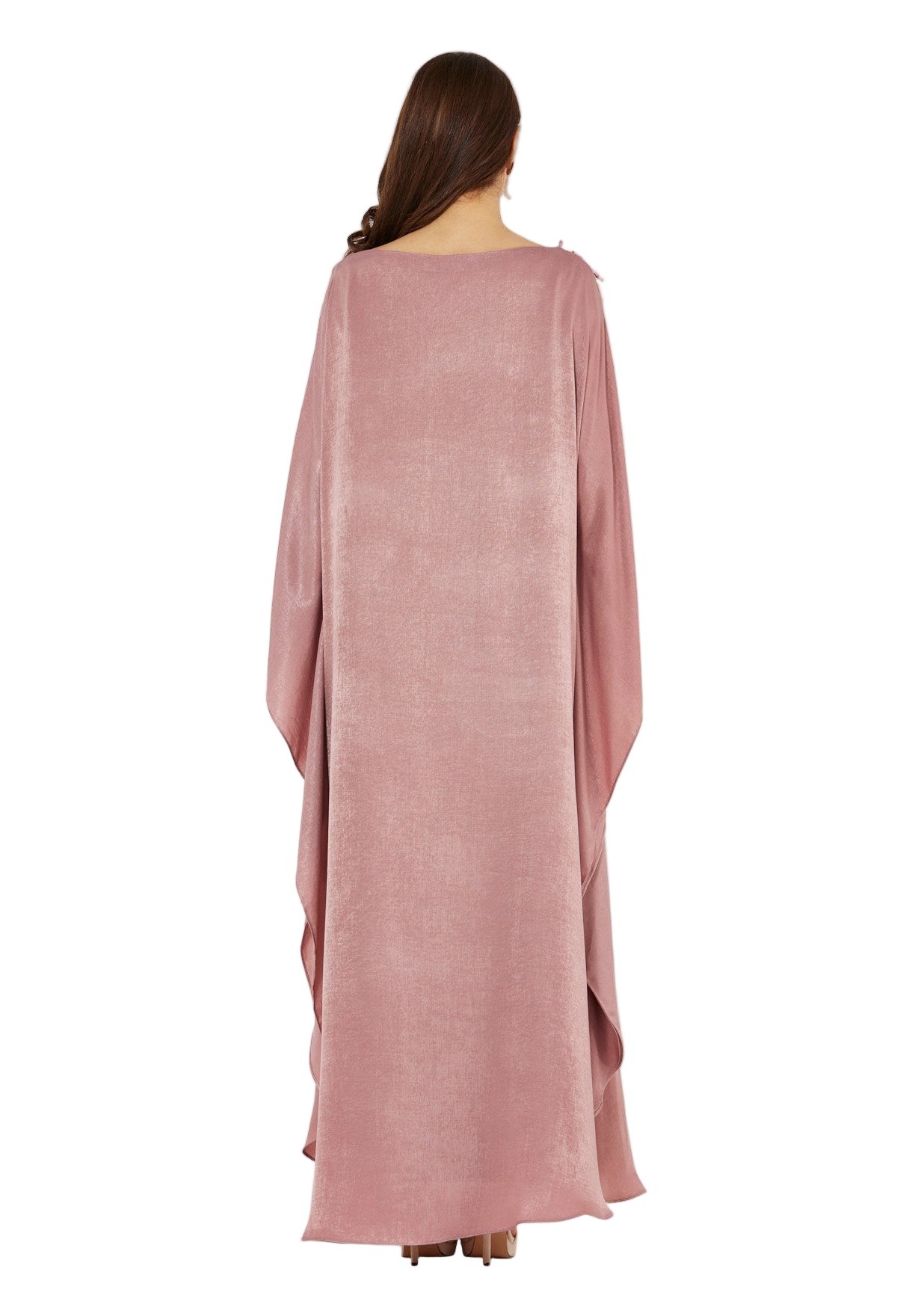 Sculpted Shoulder Bloom Embellished Dress