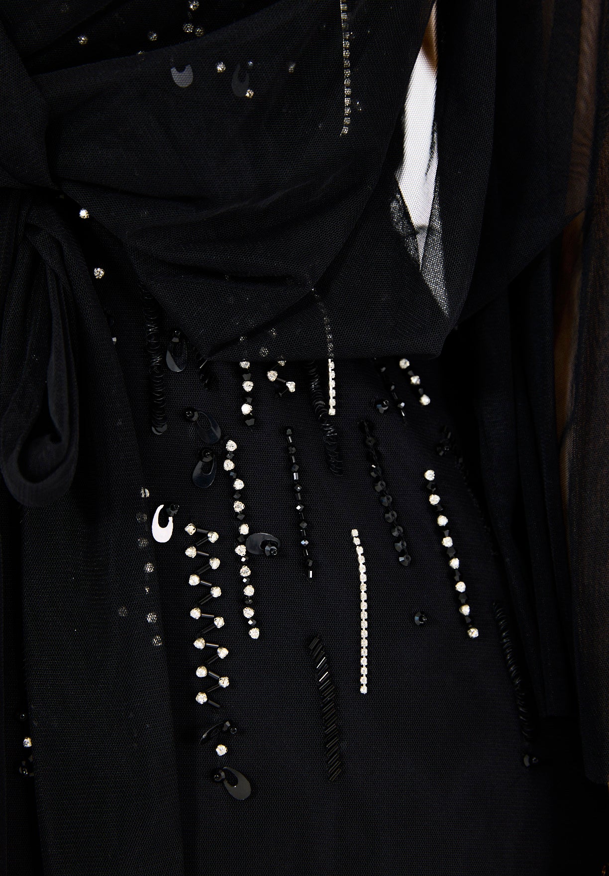 Starlit Grace Tulle Maxi Dress