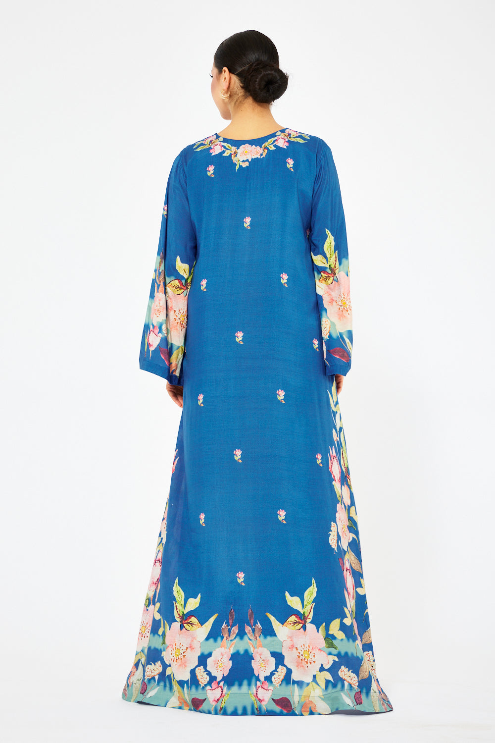 Butterfly Bloom Border Jalabiya