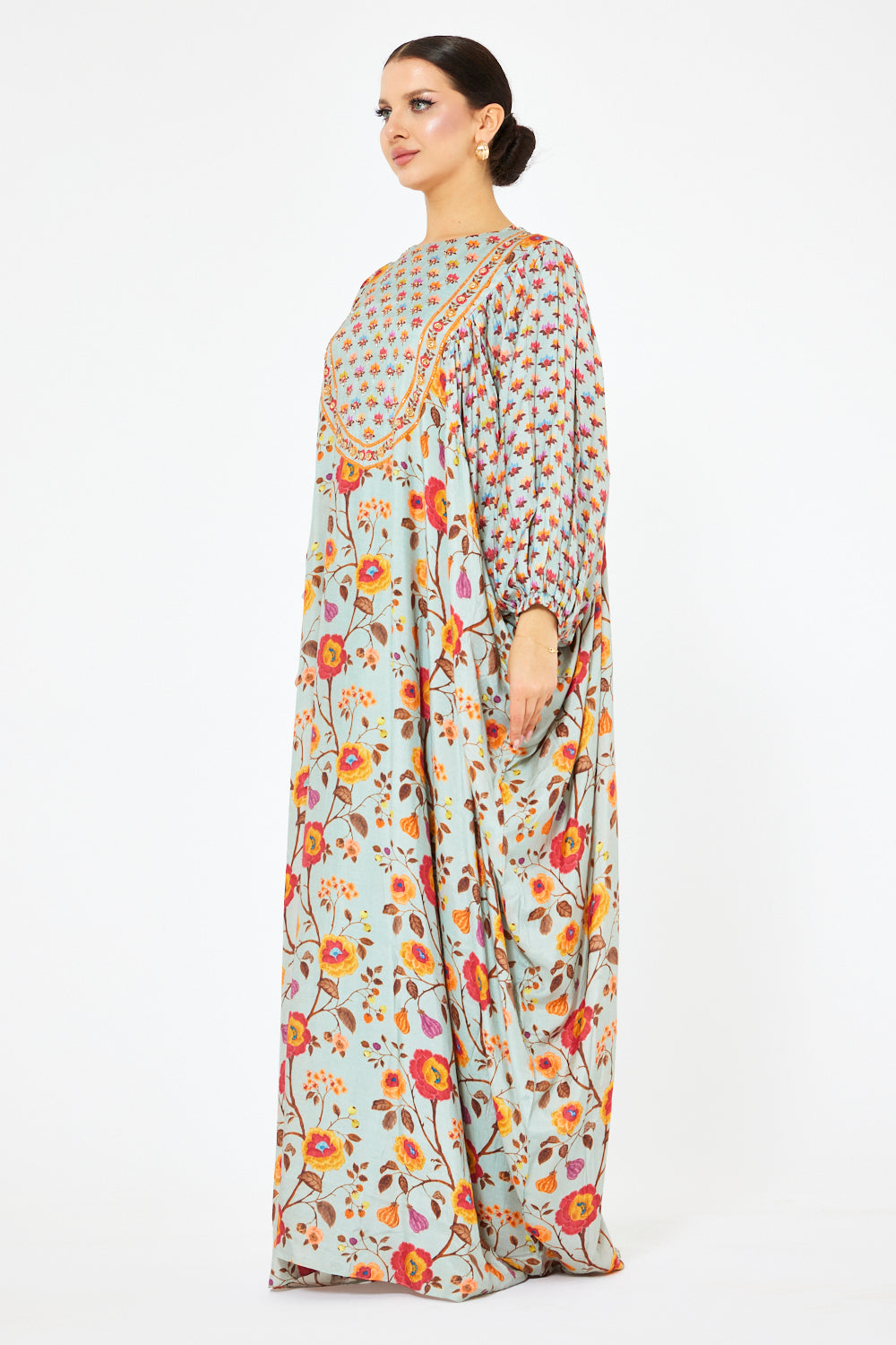 Heritage Floral Panel Kaftan