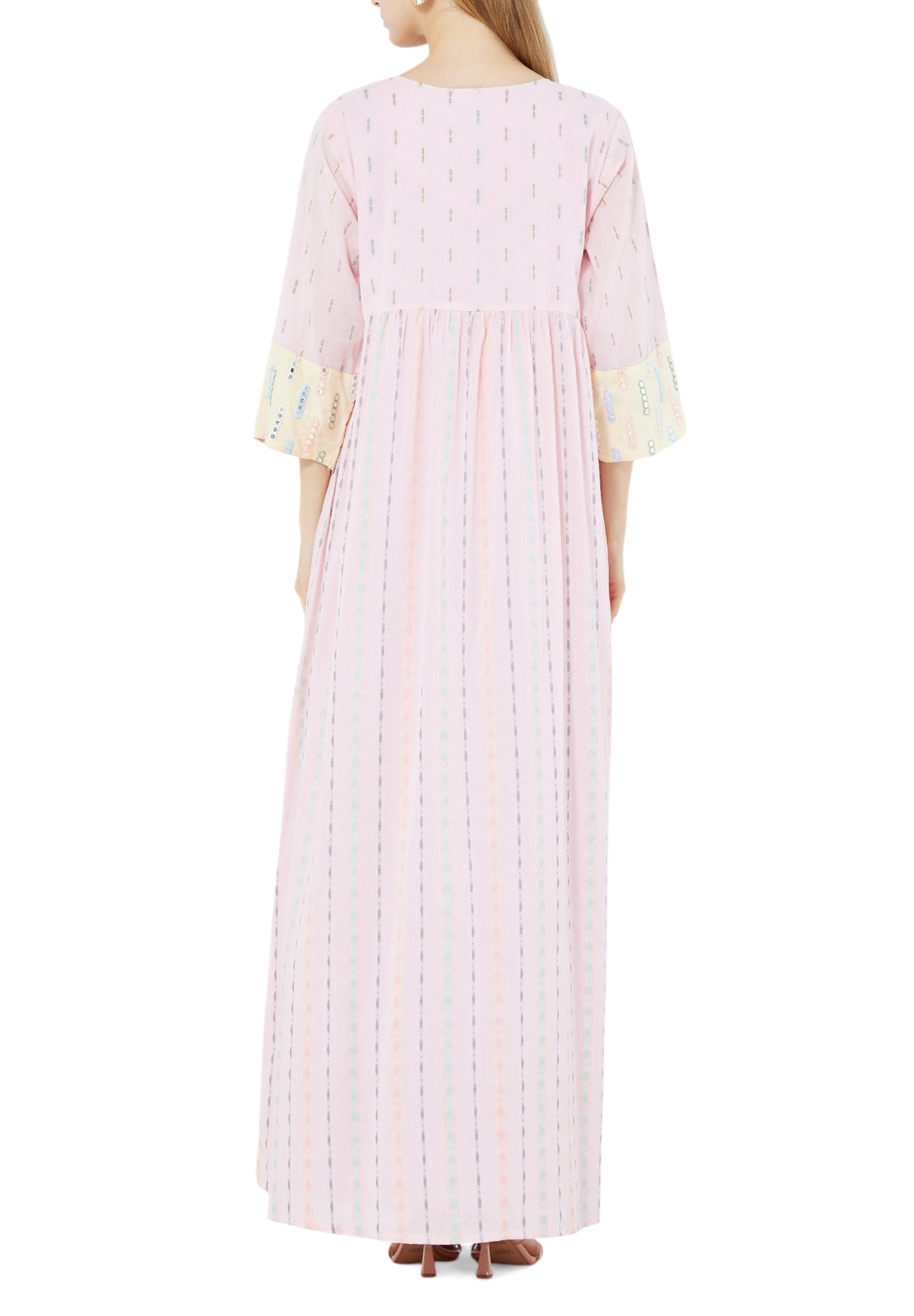 Beautiful Embroidered Loose fit Long Dress