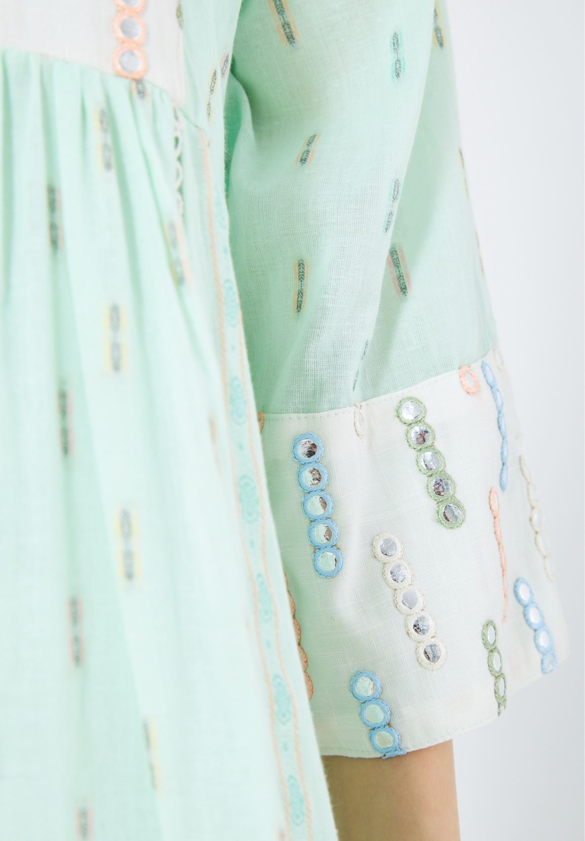 Beautiful Embroidered Loose fit Long Dress