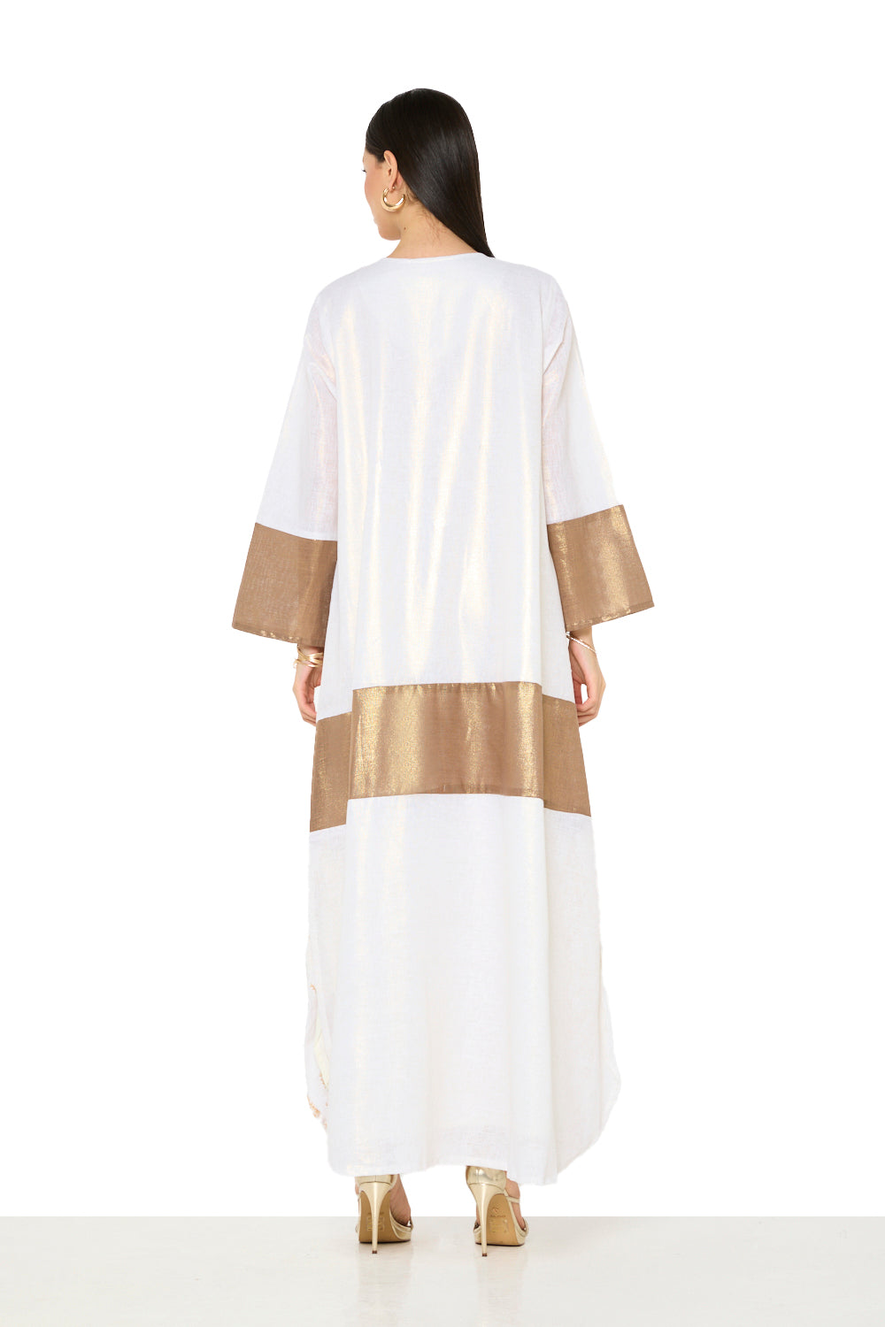 Metallic Panel Motif Jalabiya