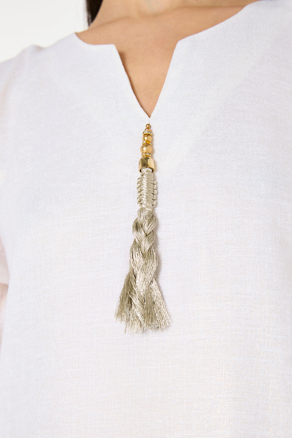 Metallic Panel Motif Jalabiya