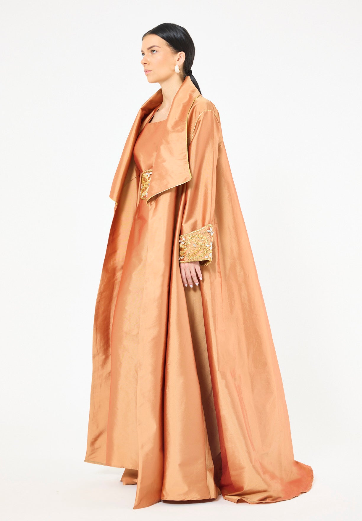 Embroidered Bisht with Inner Set