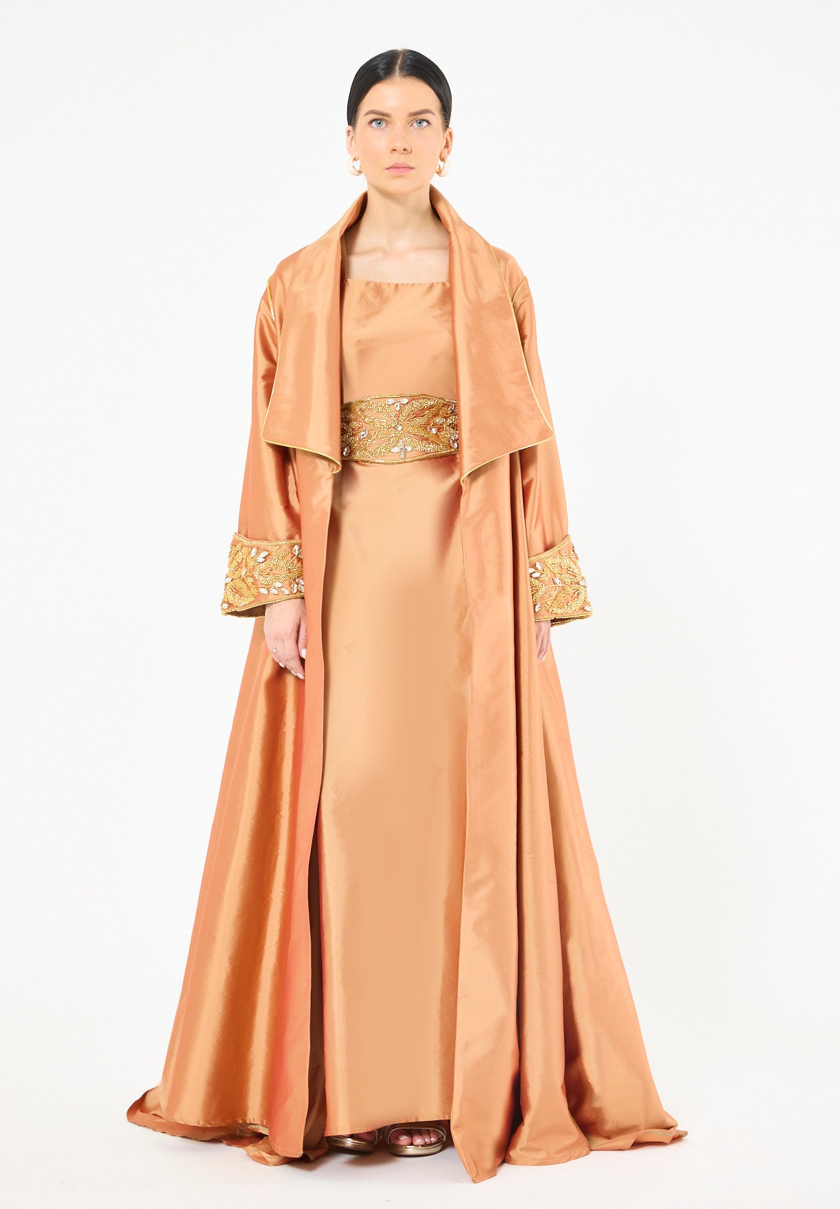 Embroidered Bisht with Inner Set