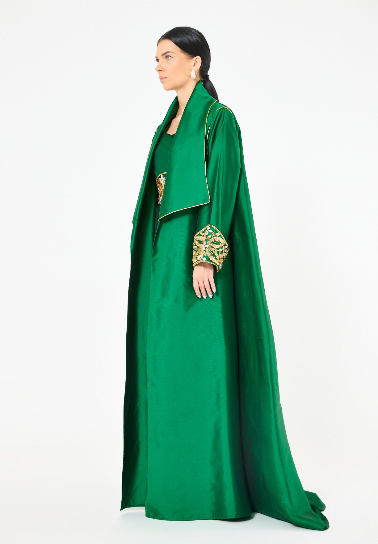 Embroidered Bisht with Inner Set