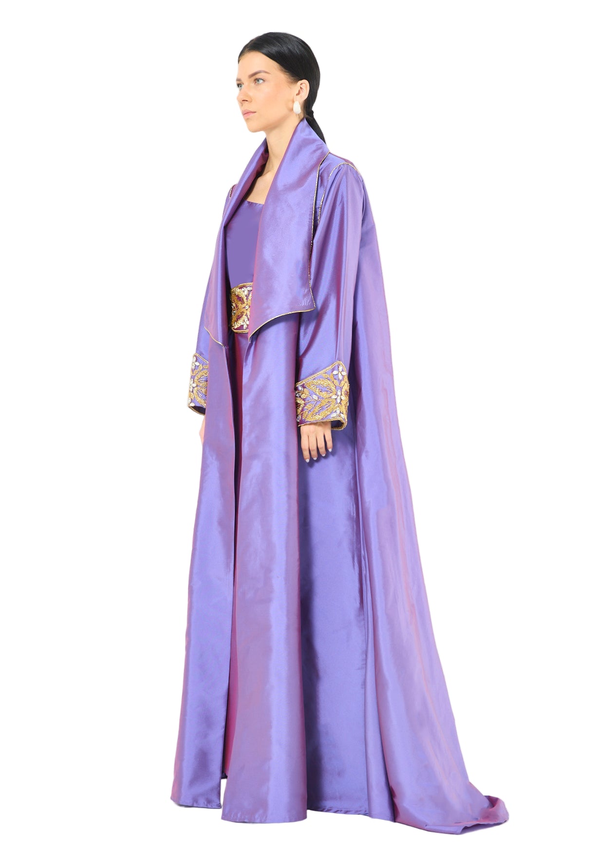 Embroidered Bisht with Inner Set