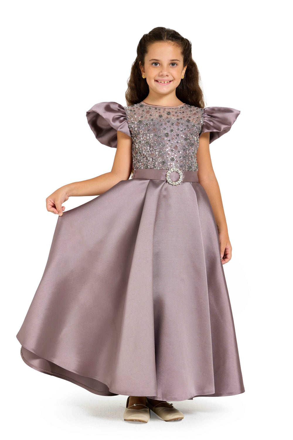 Celestia Bloom Embellished Gown