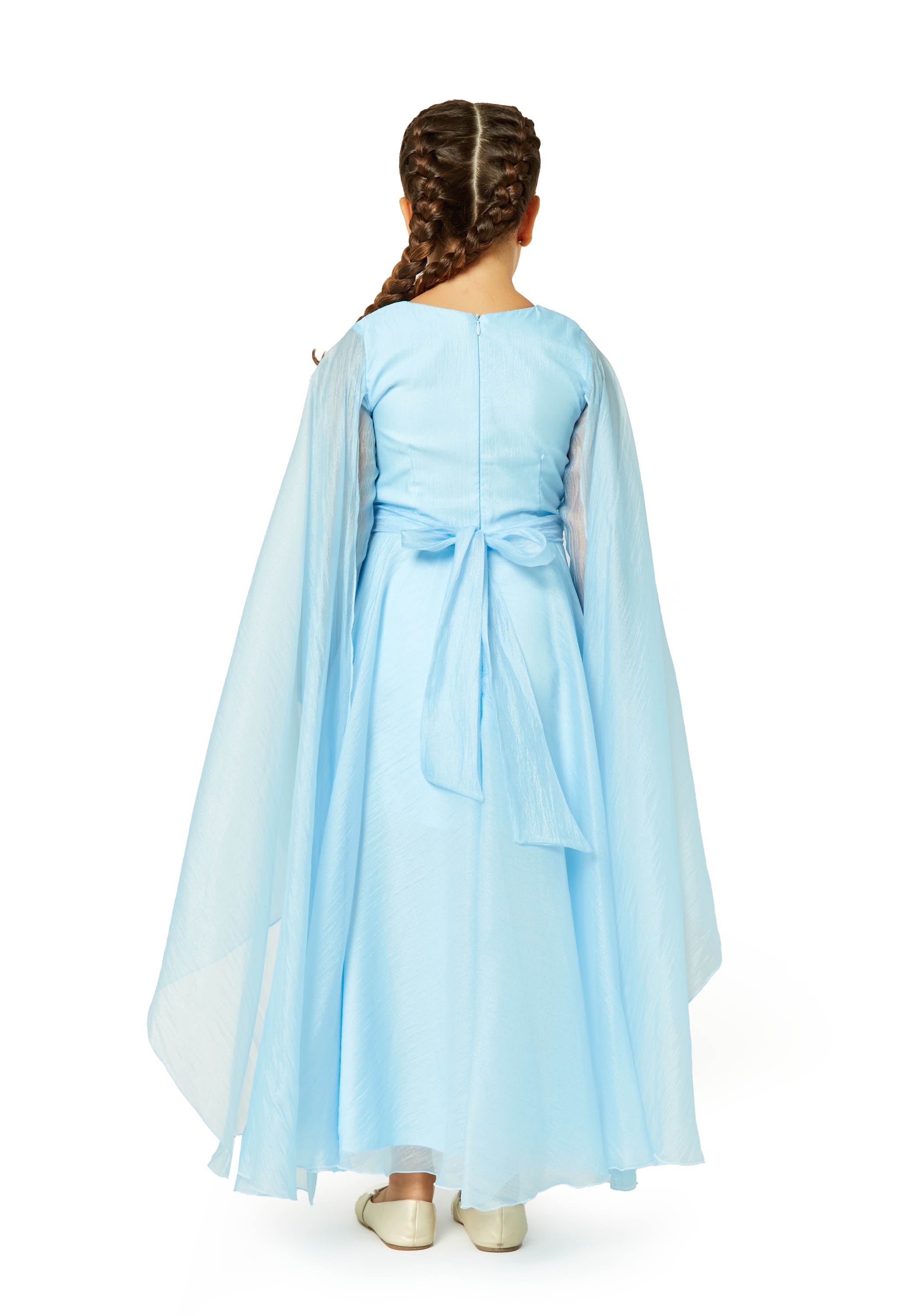 Moonveil Gathered Grace Gown
