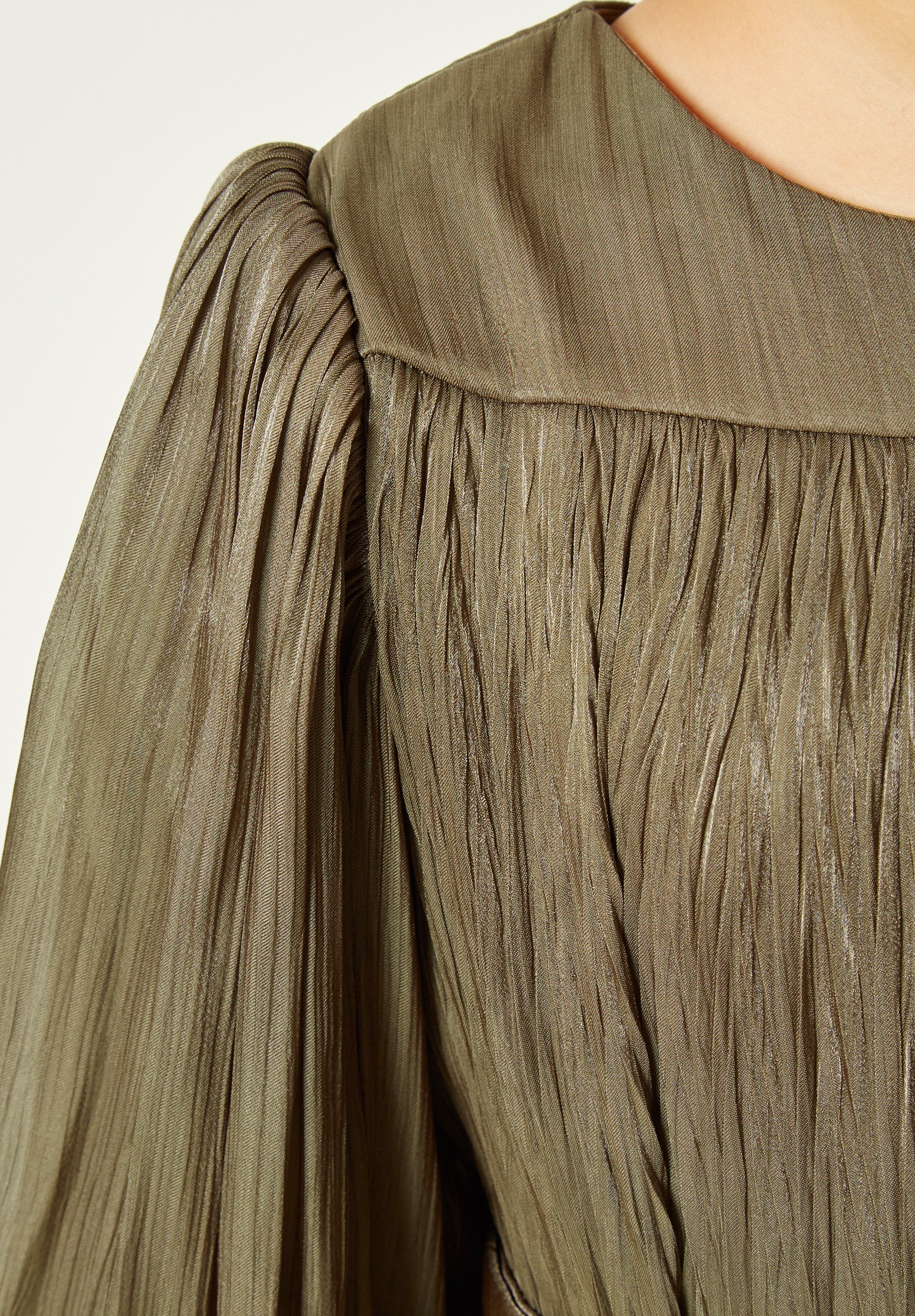 Chevron Pattern Pleated Dress