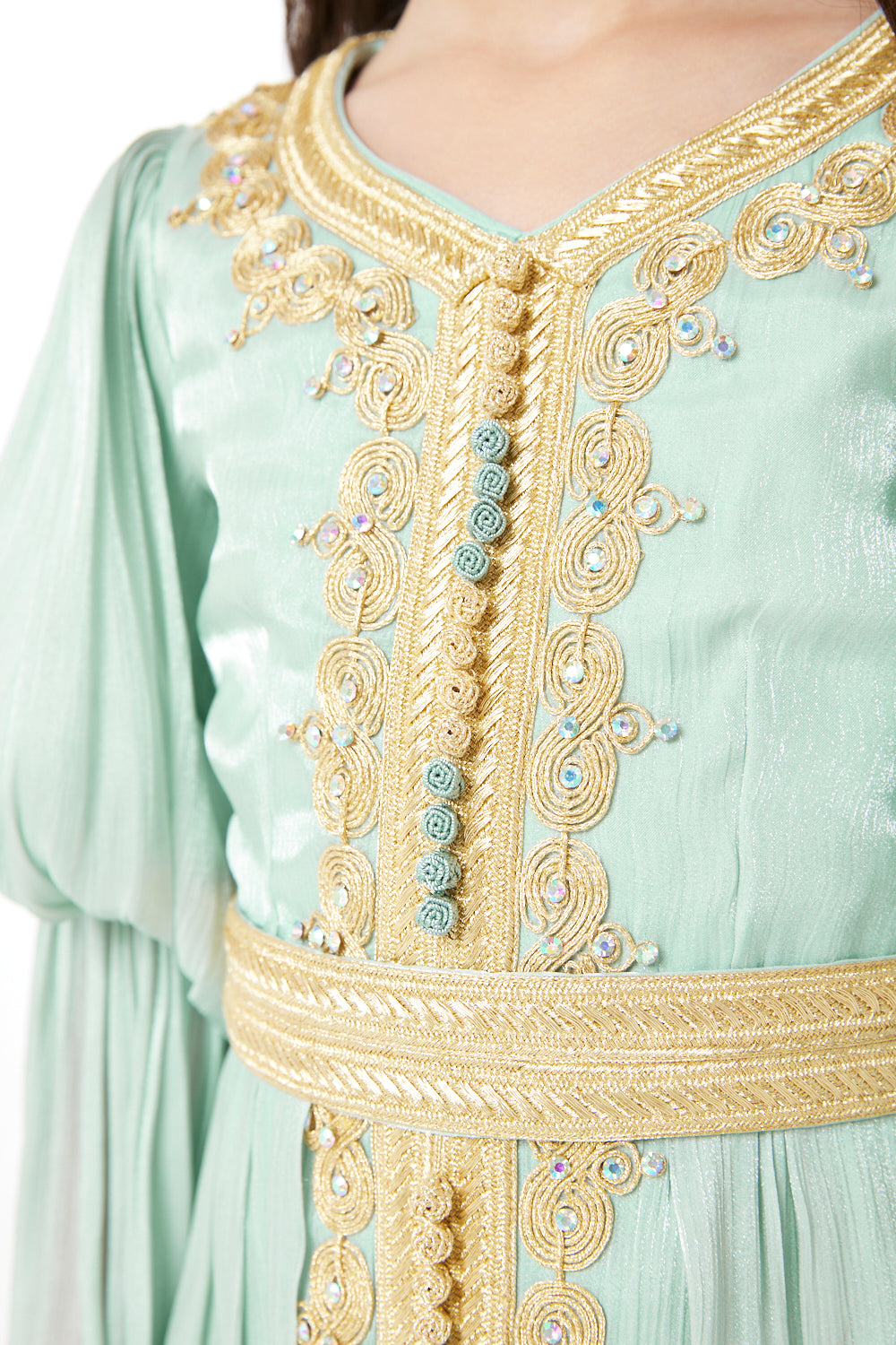 Embroidered Traditional Elegance Style Dress