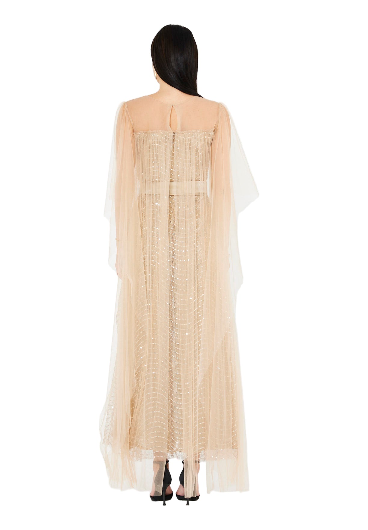 Midnight Sparkle Tulle Gown