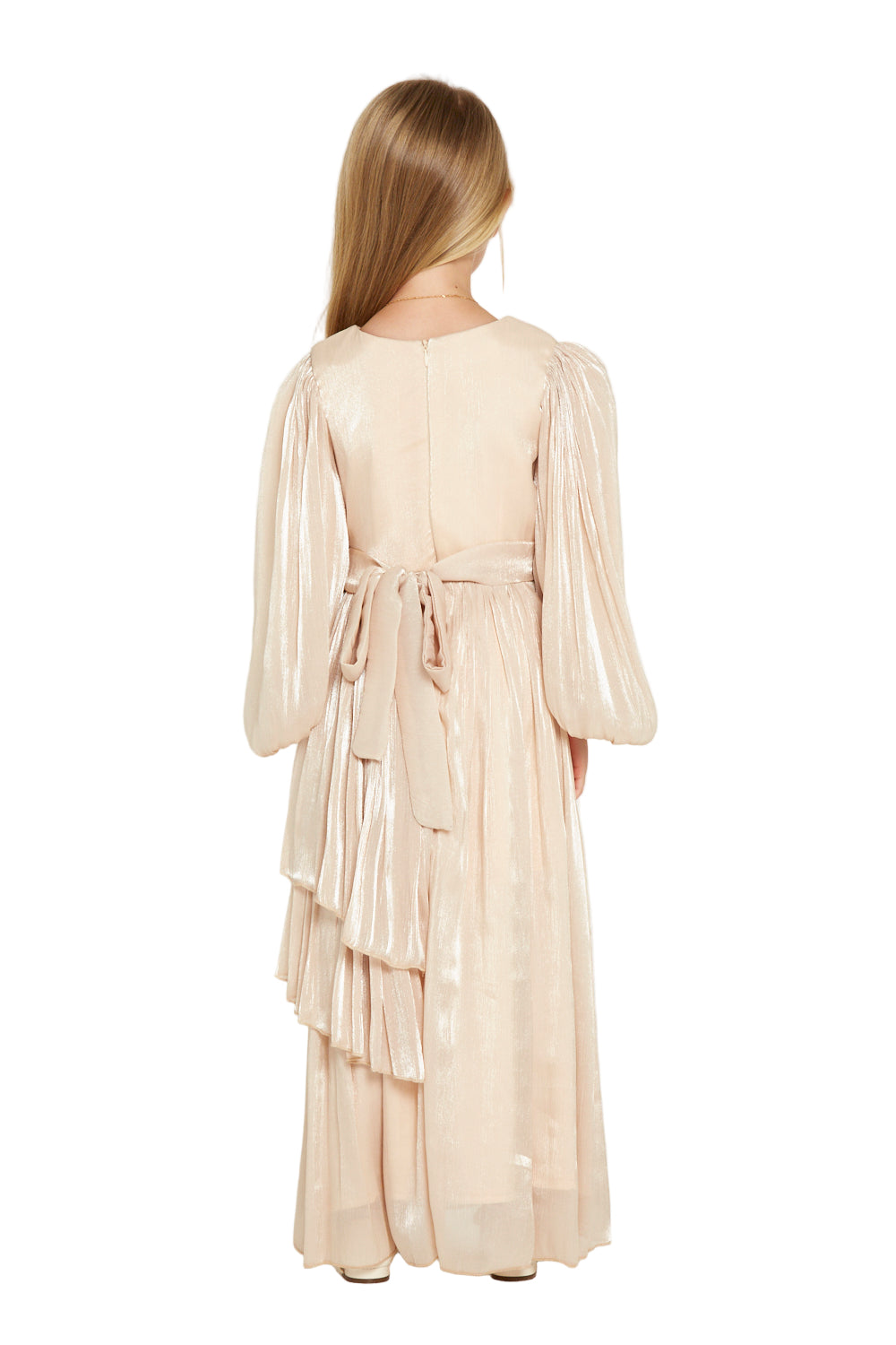Elegant Pleated Organza Dream Dress