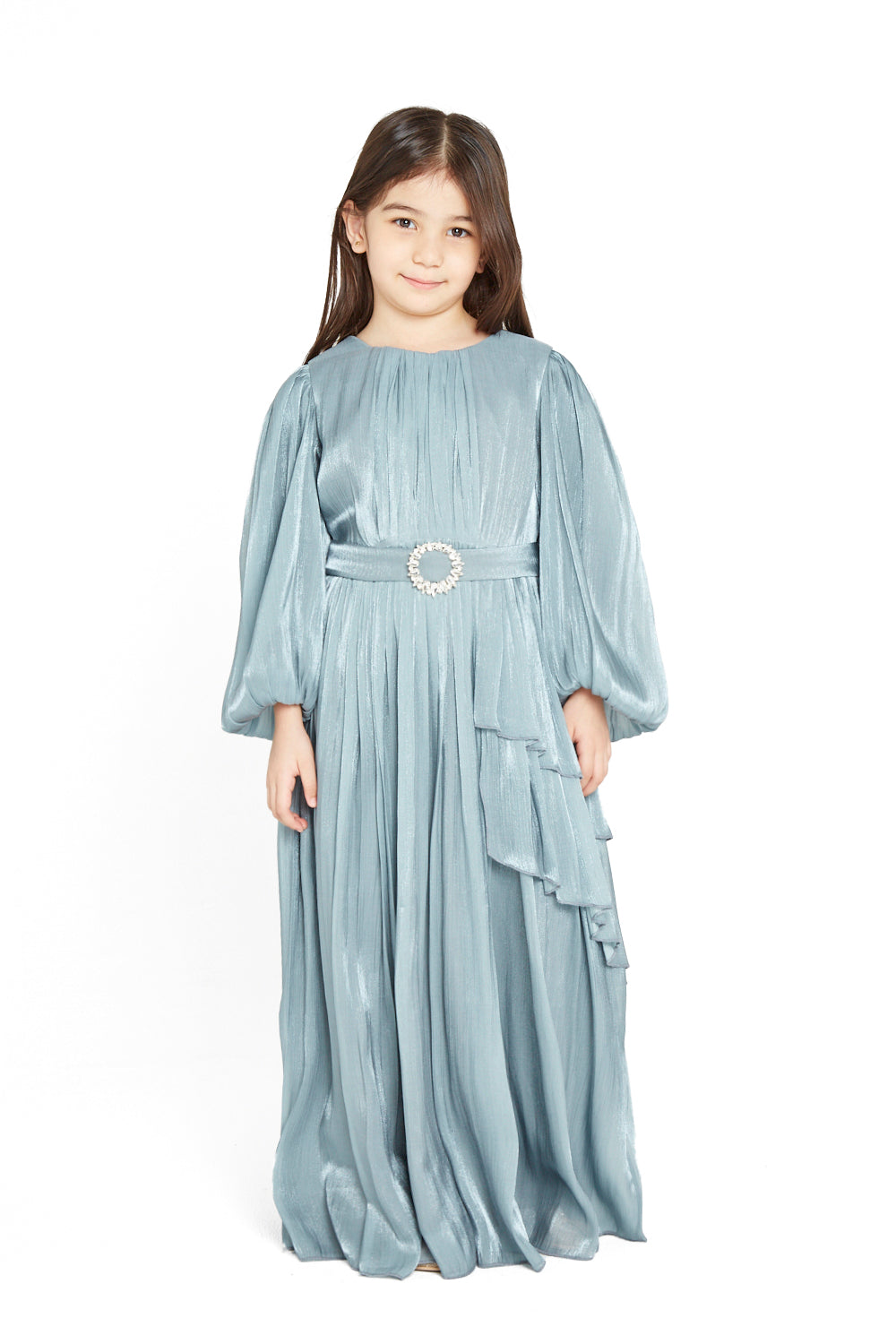 Elegant Pleated Organza Dream Dress