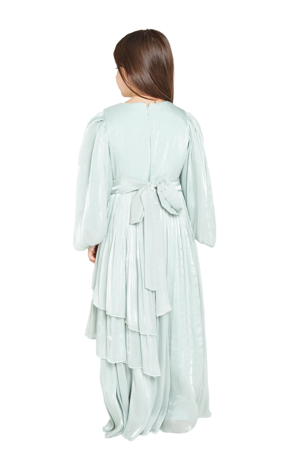Elegant Pleated Organza Dream Dress