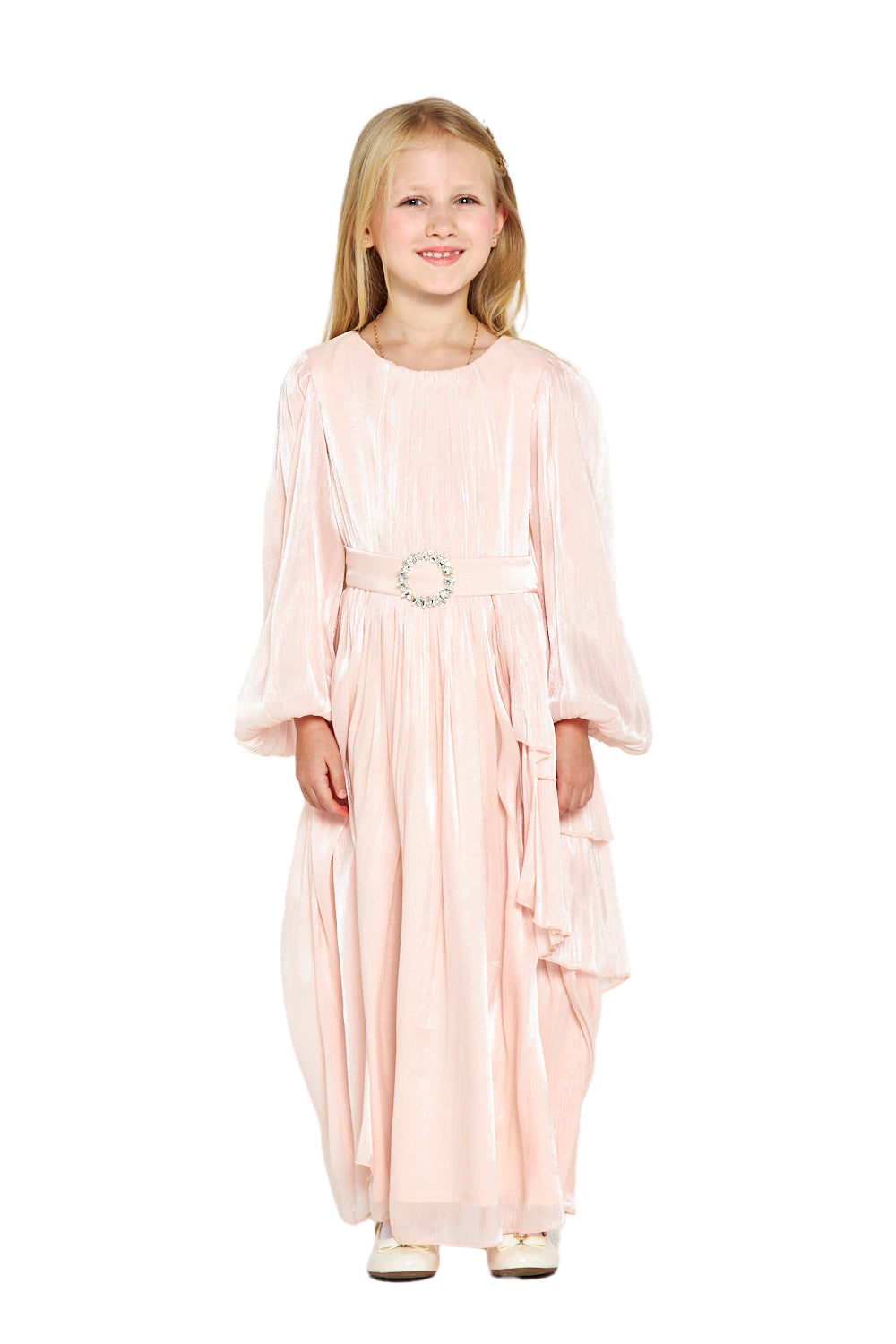 Elegant Pleated Organza Dream Dress