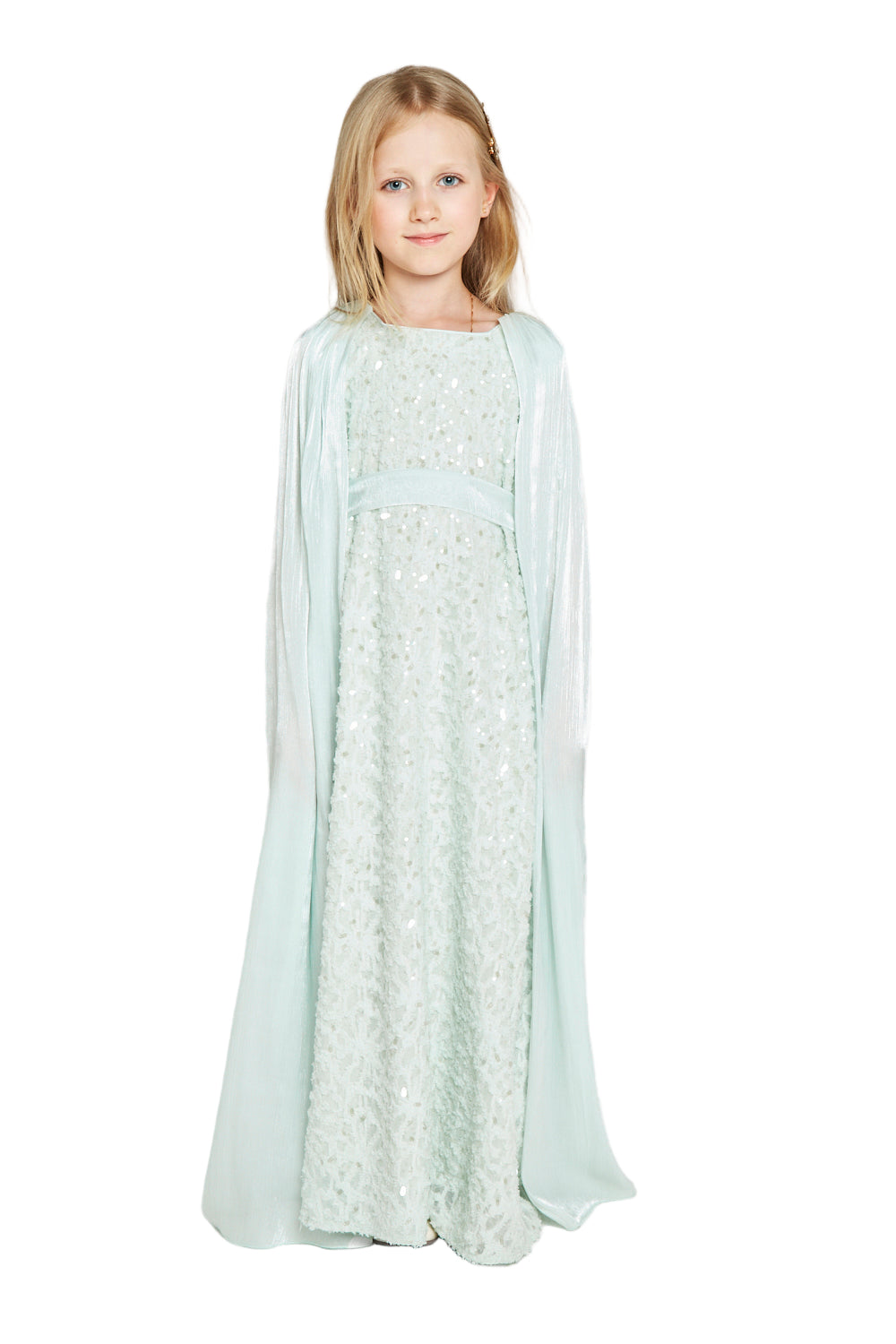 All-over Sequin Embellished Gown