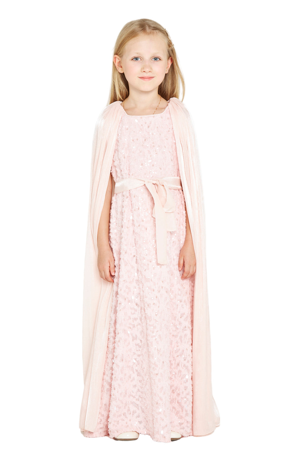 All-over Sequin Embellished Gown