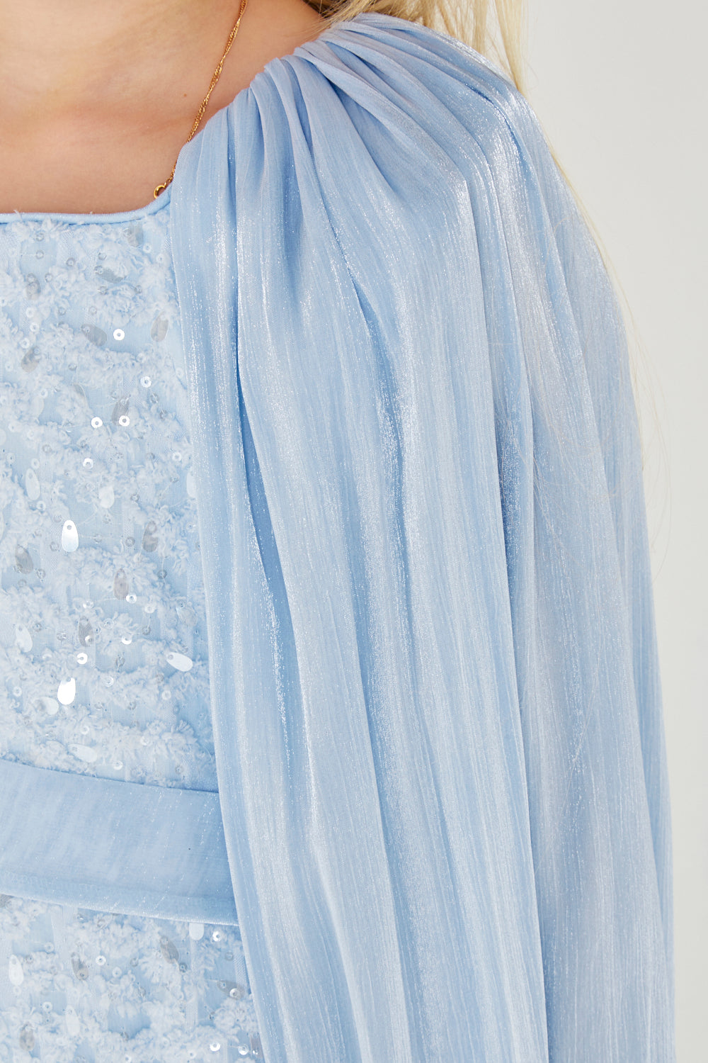 All-over Sequin Embellished Gown