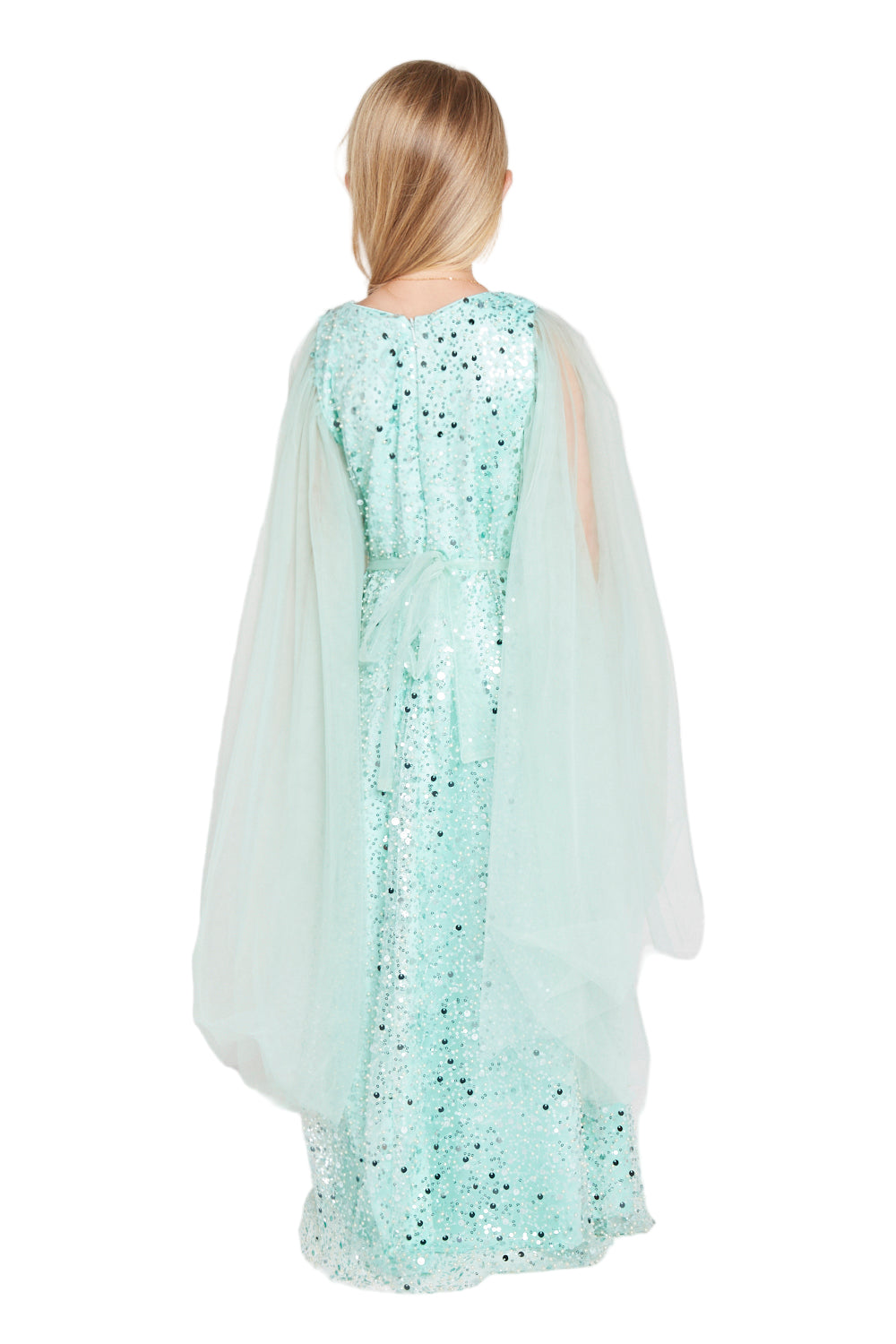 Scarlet Sparkle Embellished Tulle Gown